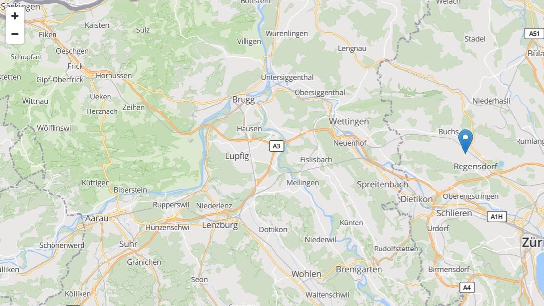 ATUE GmbH, Moosäckerstrasse in Regensdorf