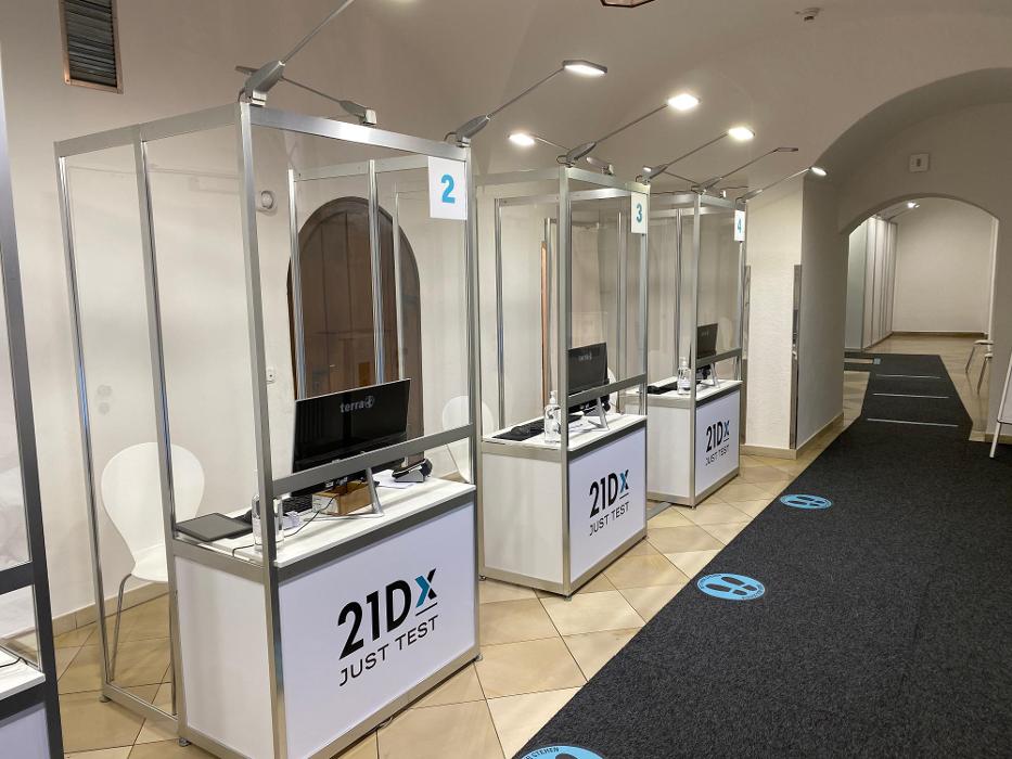 Teststation (PCR, Antigen) - 21Dx GmbH, Residenzstraße in München