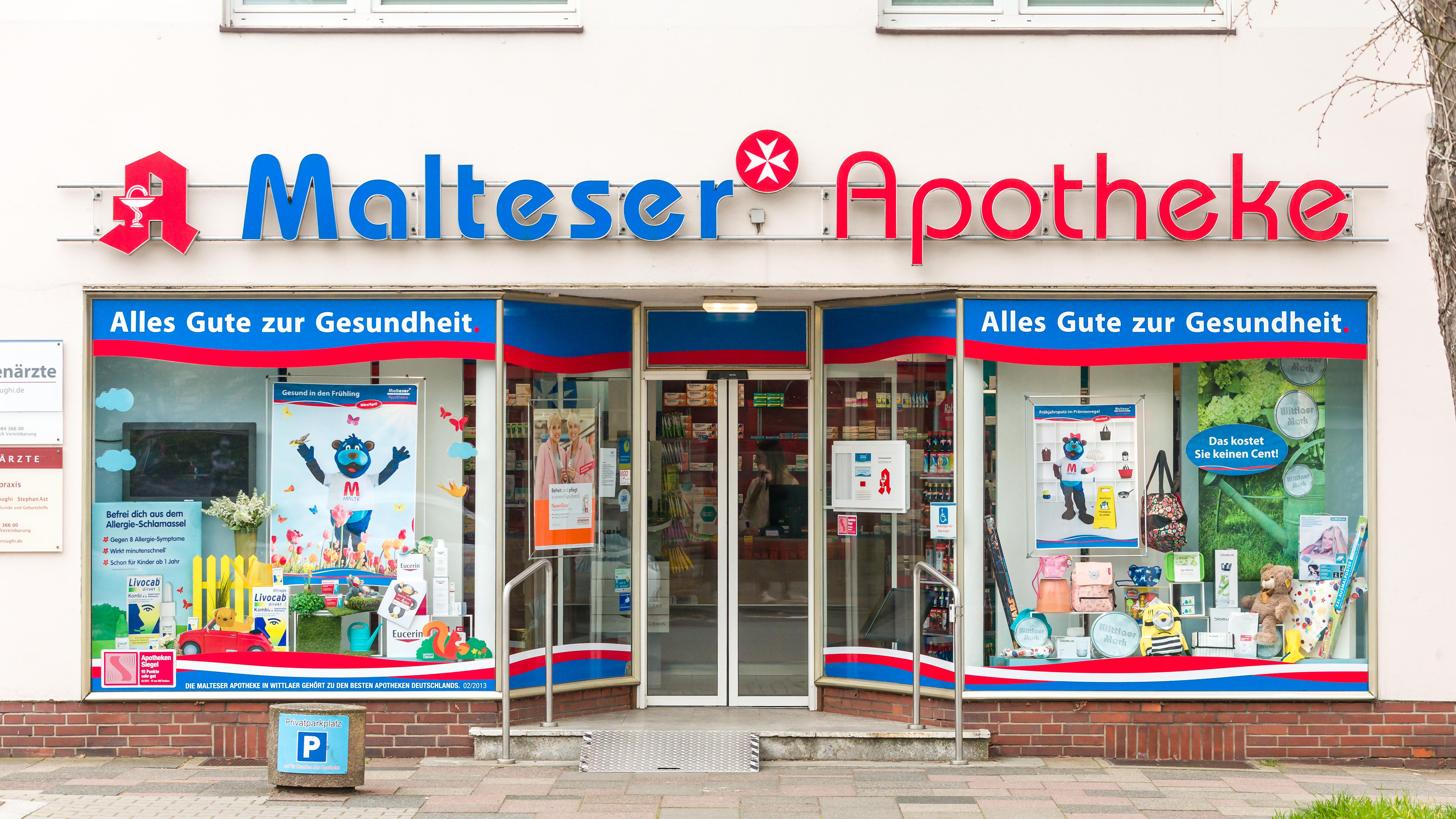 Kuchler Apotheke in Wittlaer, Bockumer Straße in Düsseldorf