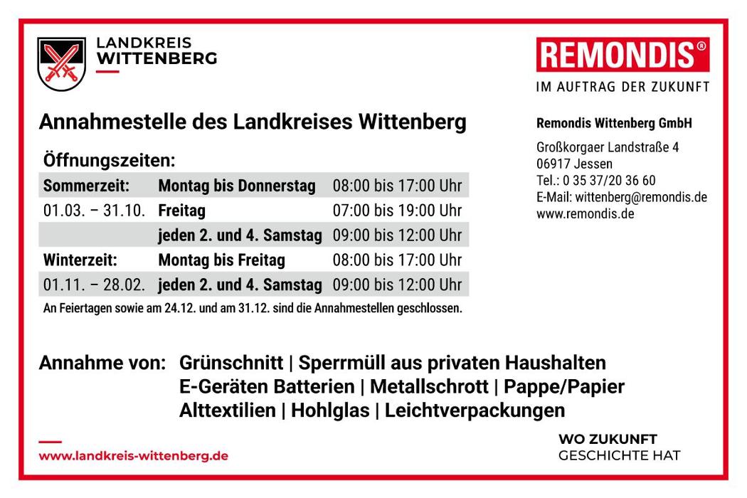 REMONDIS Wittenberg GmbH // Niederlassung Jessen, Großkorgaer Straße in Jessen (Elster)