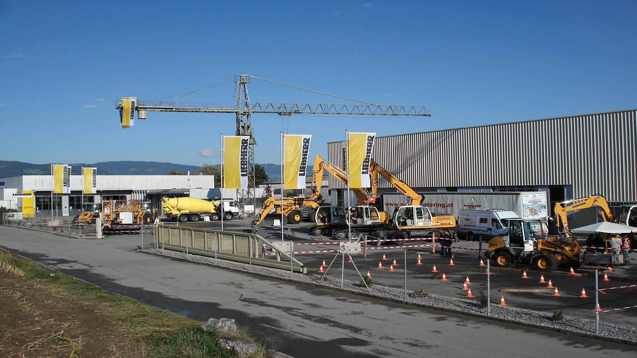 Liebherr Österreich Vertriebs- und Service GmbH, Bundesstraße in Rankweil