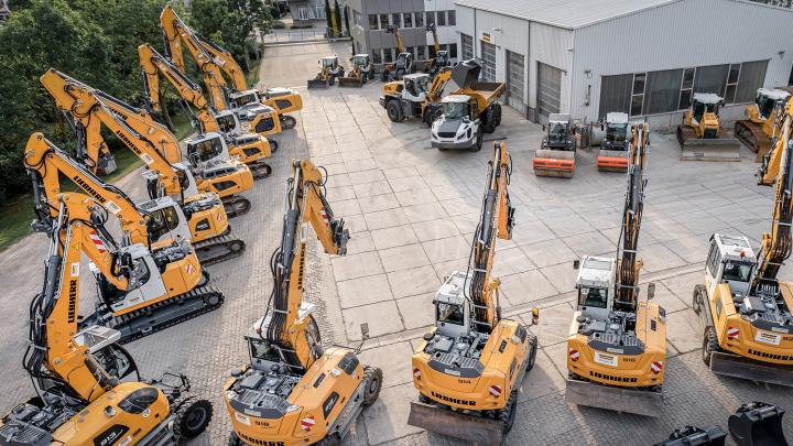 Liebherr-Mietpartner GmbH, Am Herrschaftsweiher in Ludwigshafen am Rhein