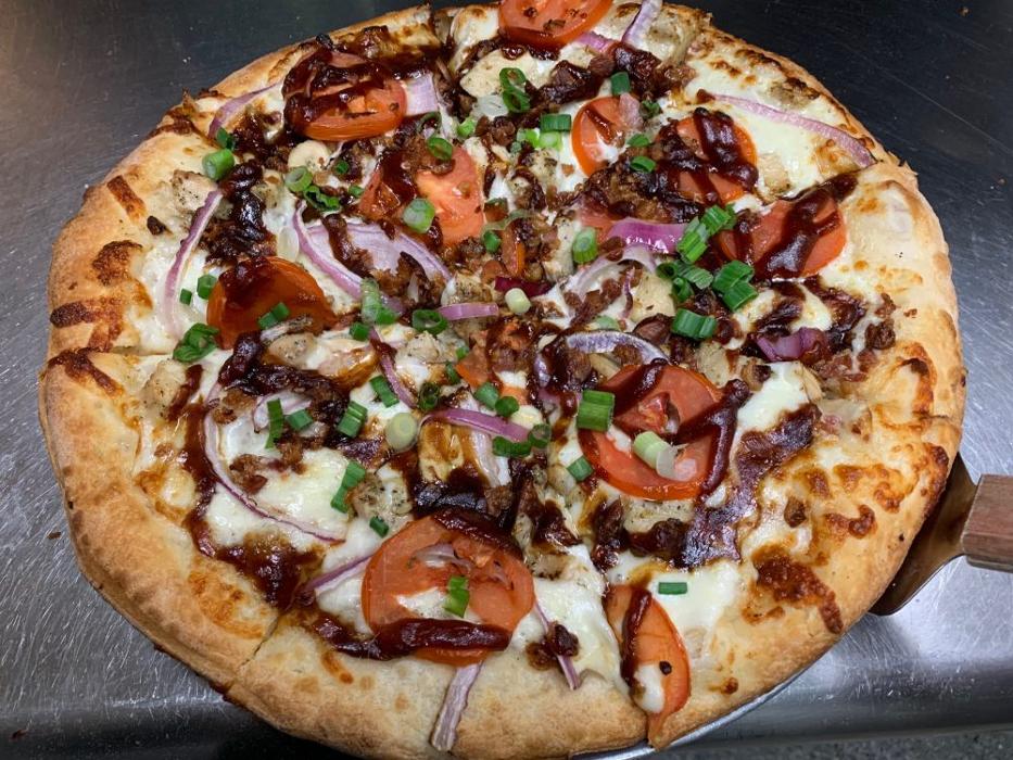 Dig in to a delicio9us pizza. Dough made fresh daily with only the best toppings!