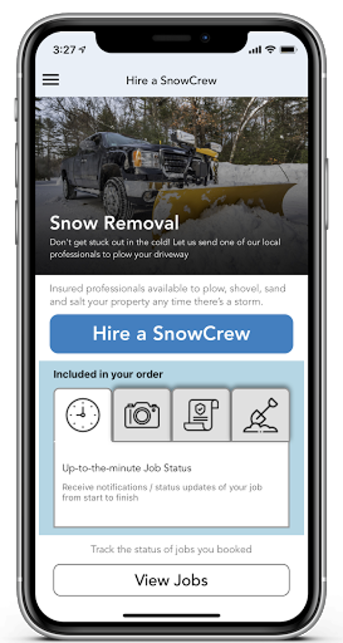 SnowSOS App - Roseland, NJ