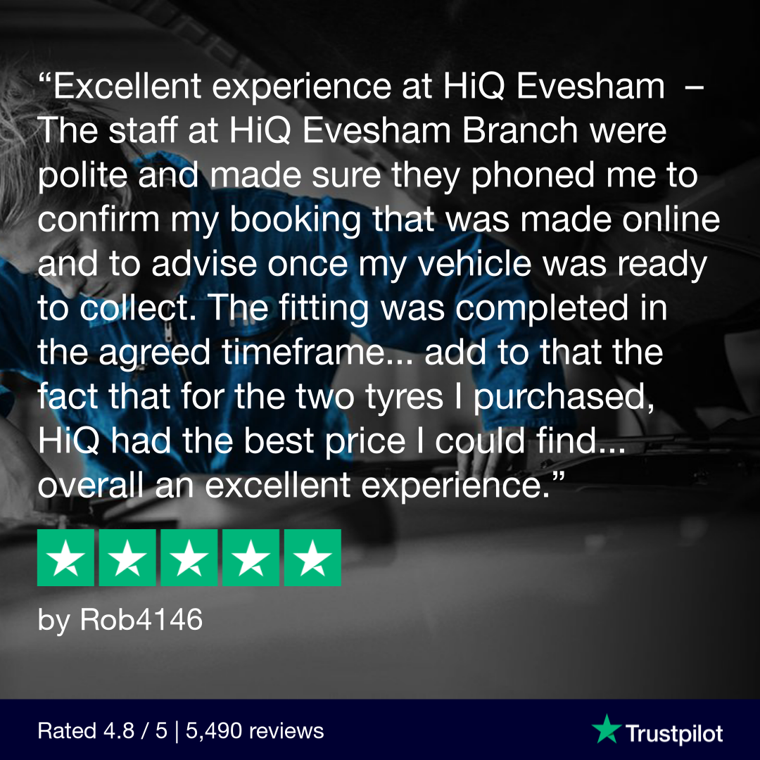 HiQ Tyres & Autocare Evesham Evesham 01386 446230