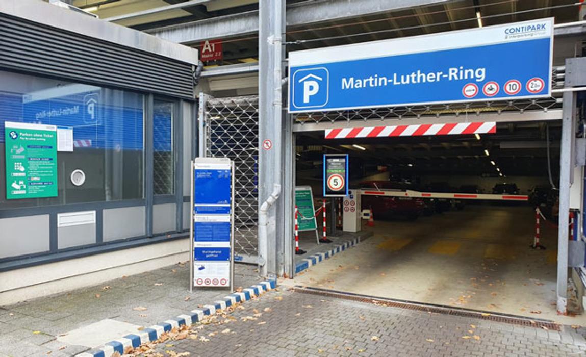 CONTIPARK Parkhaus Martin-Luther-Ring, Otto-Schill-Straße in Leipzig