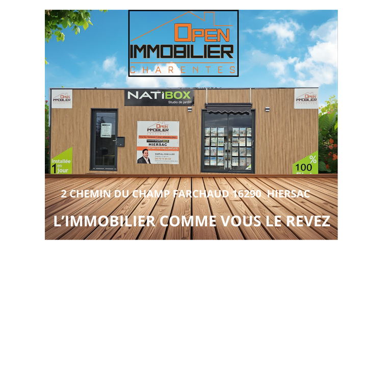 Open immobilier Charentes agence immobilière