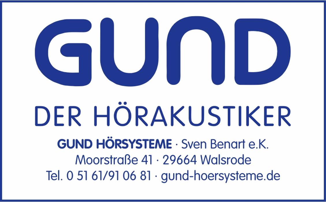Gund Hörsysteme Inh. Sven Benart e.K.
