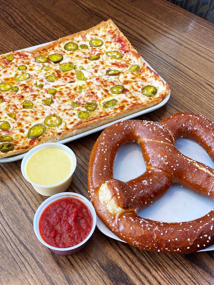 Jalapeno Pizza and Pretzel