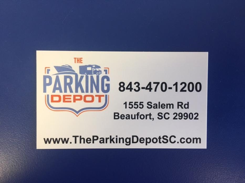 business card with information