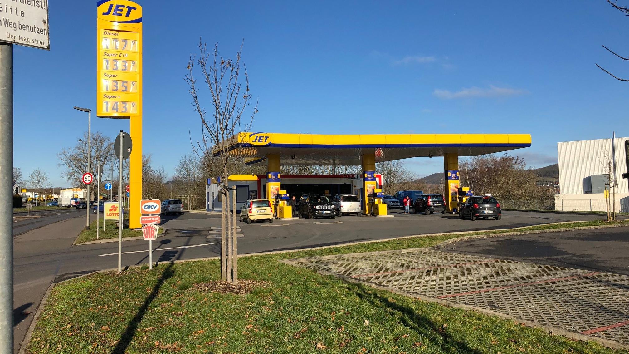 JET Tankstelle, Landstraße in Eschwege