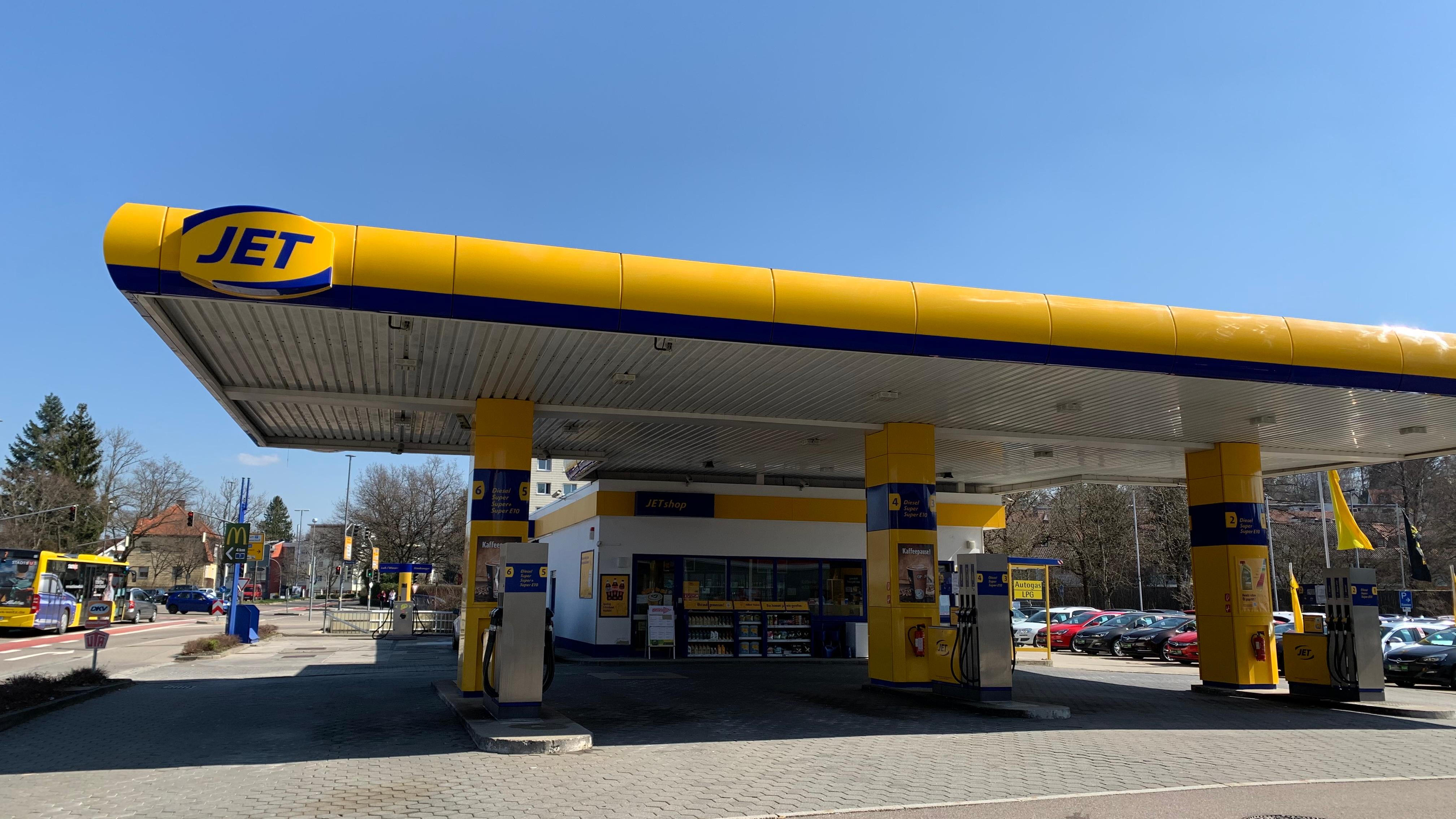 JET Tankstelle, Lindauer Straße in Kempten (Allgäu)