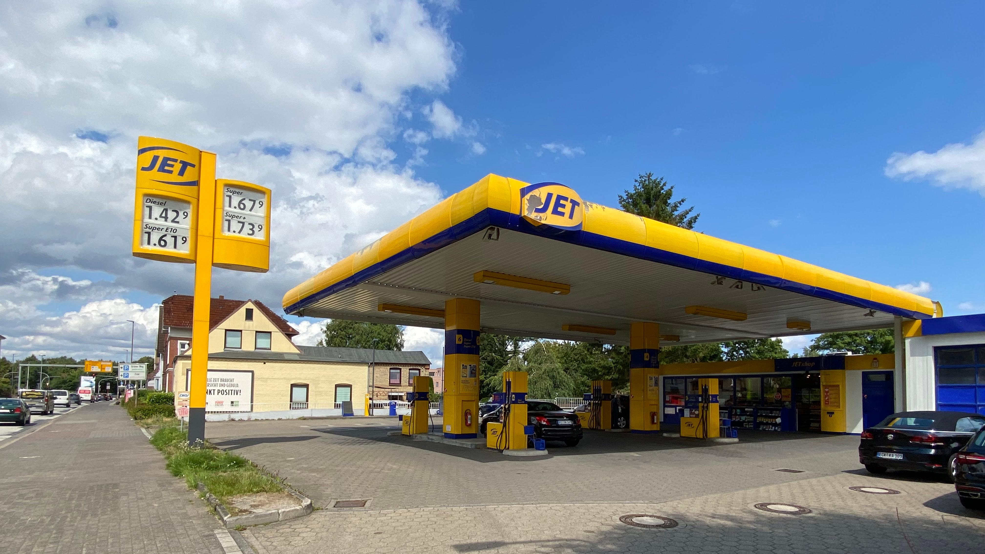 JET Tankstelle, Berliner Straße in Eckernförde