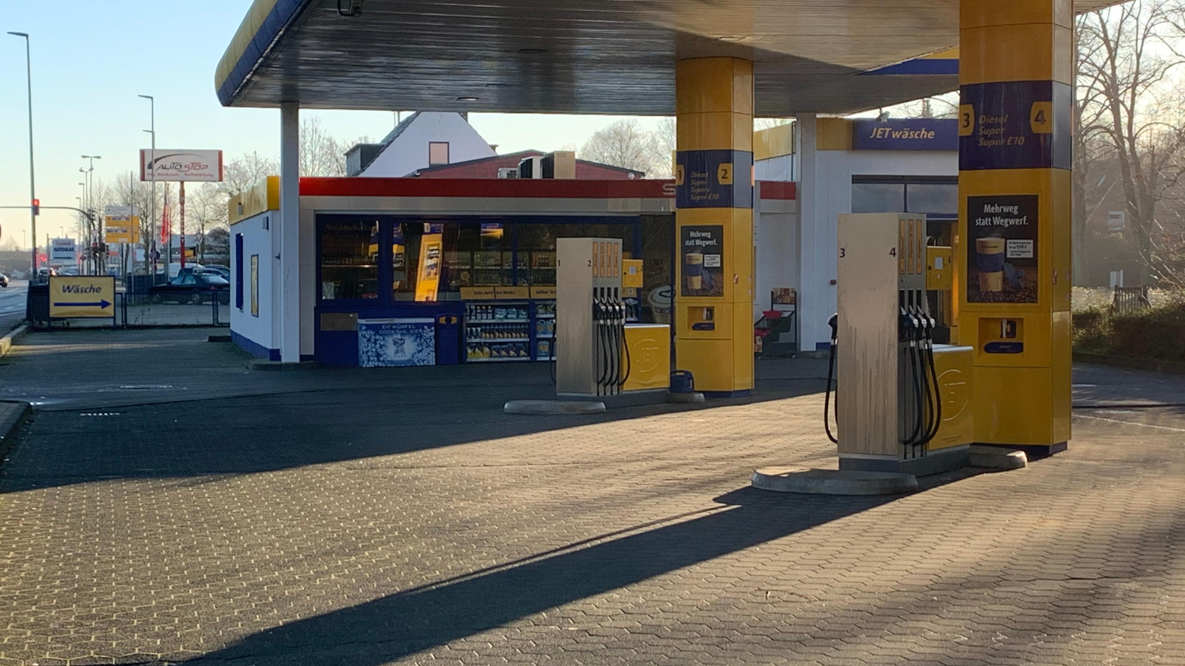 JET Tankstelle, Lingener Straße in Nordhorn