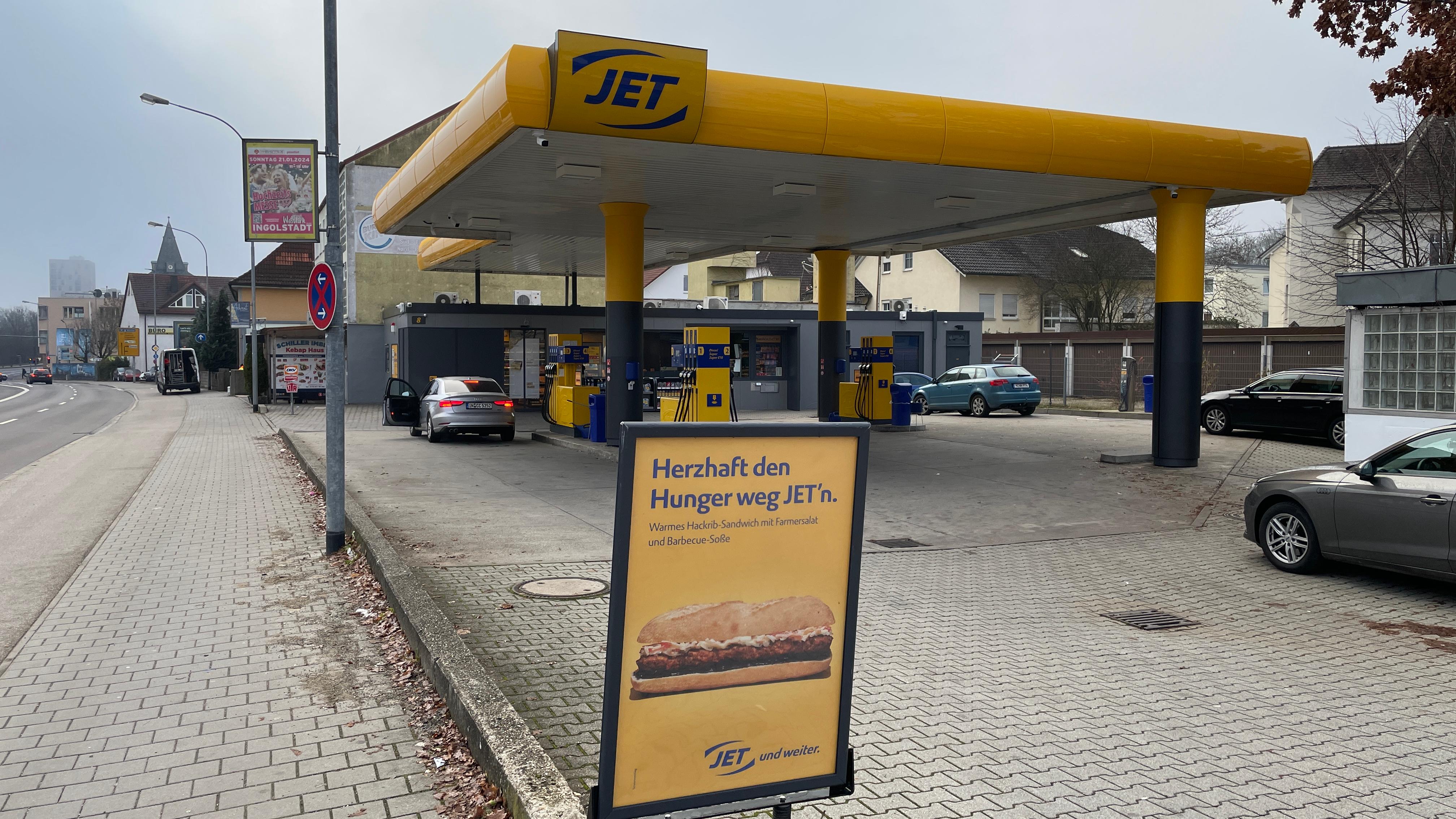 JET Tankstelle, Schillerstraße in Ingolstadt