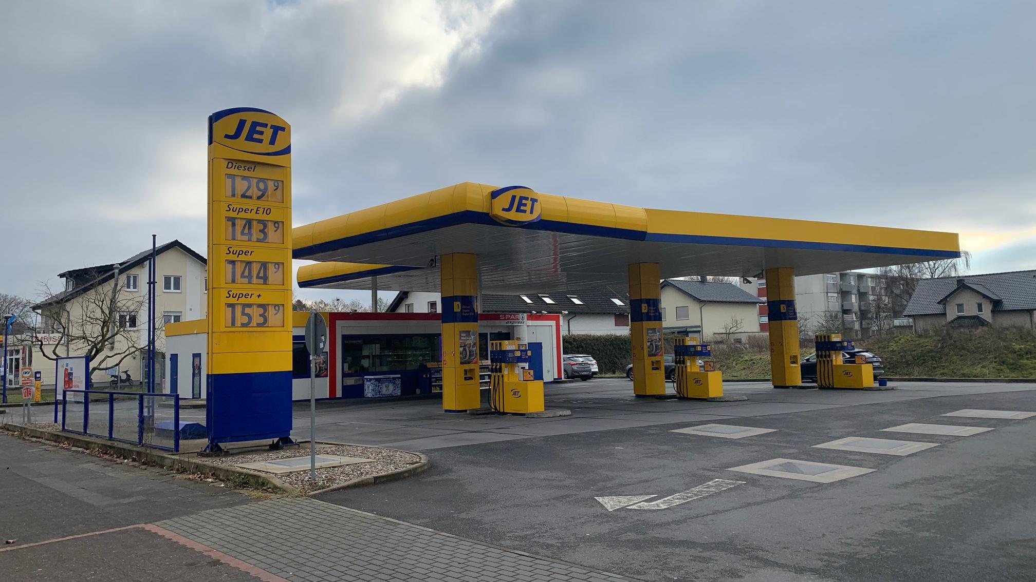 JET Tankstelle, Münsterstraße in Paderborn