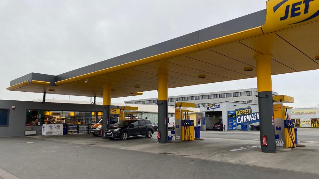 JET Tankstelle, Mainzer Straße in Worms