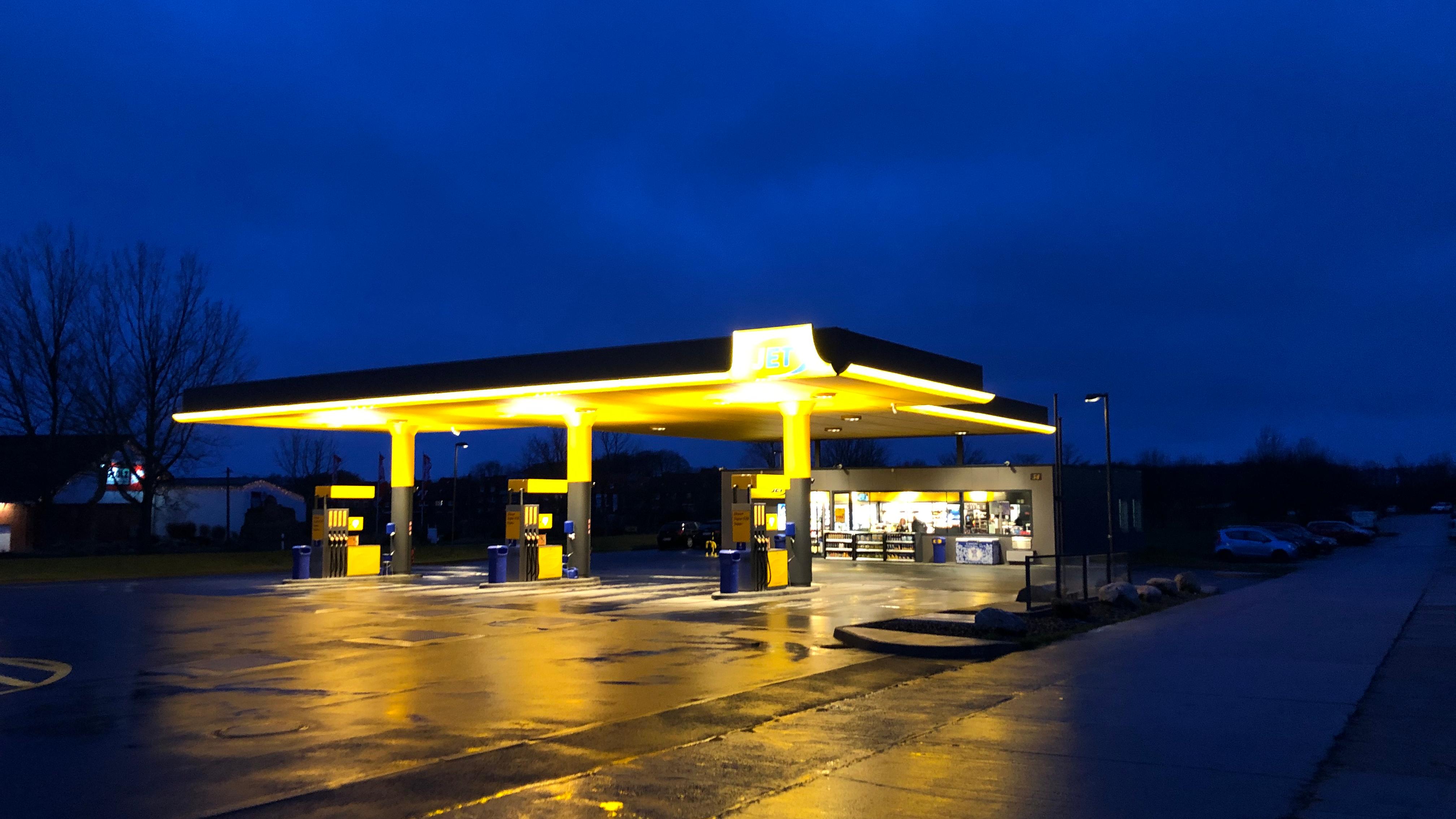 JET Tankstelle, Schulstraße in Sagard