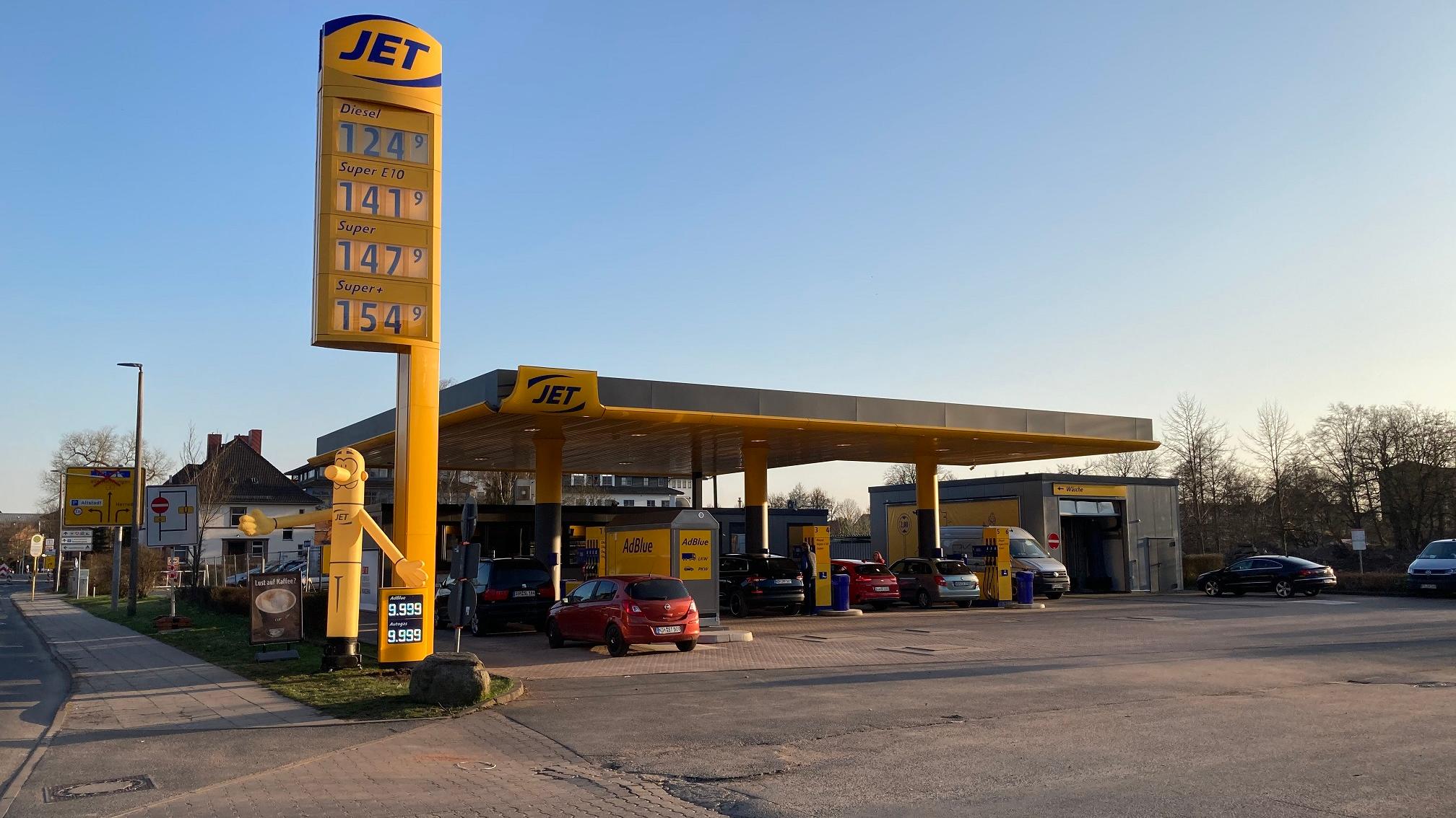 JET Tankstelle, Parkallee in Nordhausen