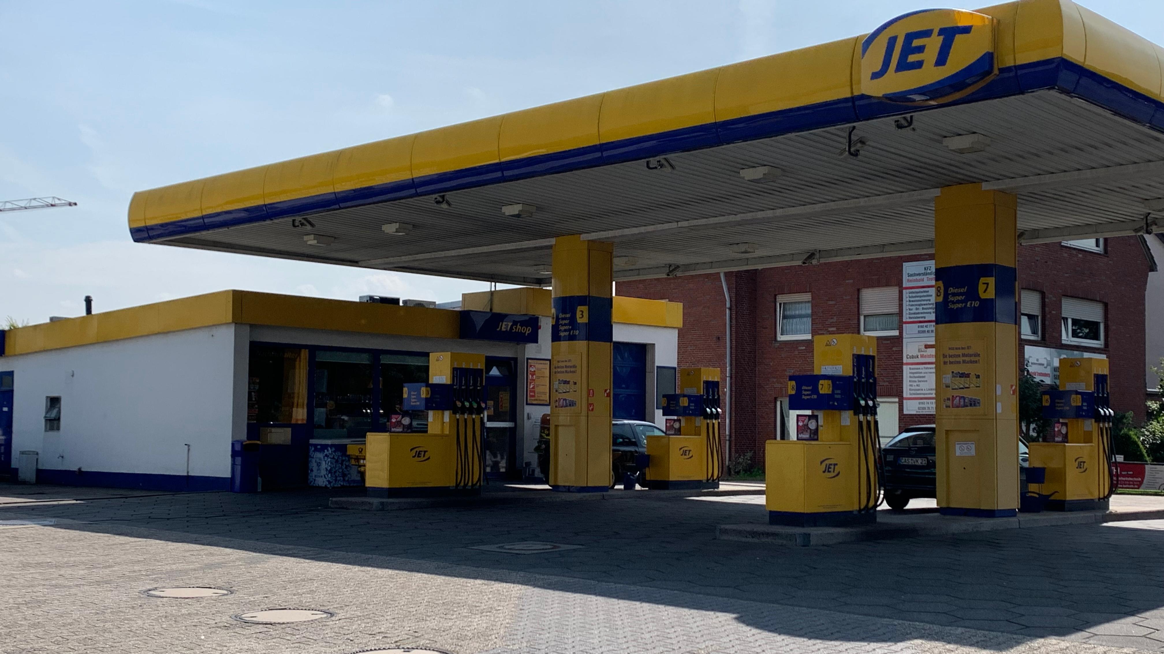 JET Tankstelle, Leveringhäuser Straße in Waltrop