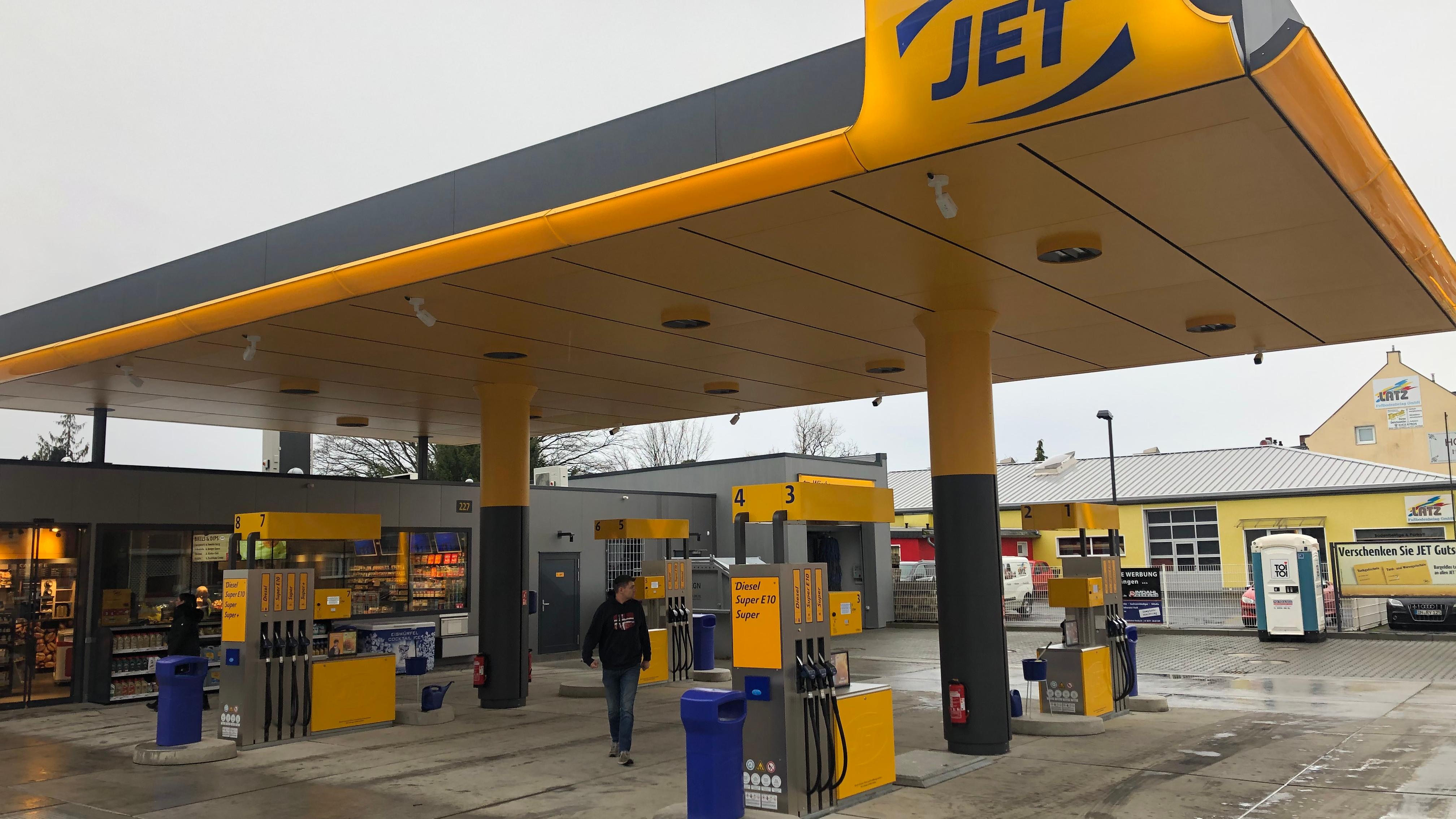 JET Tankstelle, Valencienner Straße in Düren