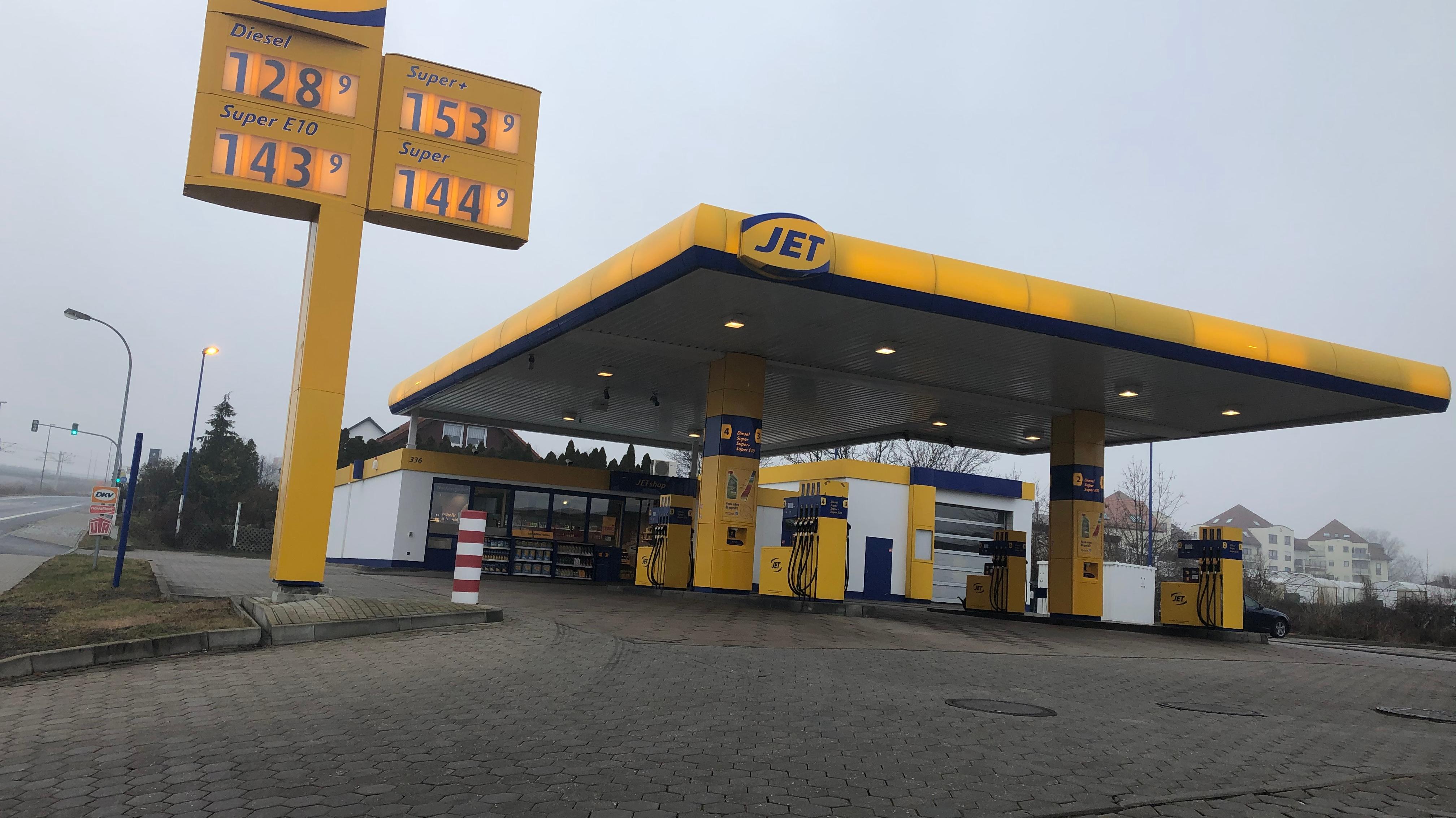 JET Tankstelle, Kesselsdorfer Straße in Dresden