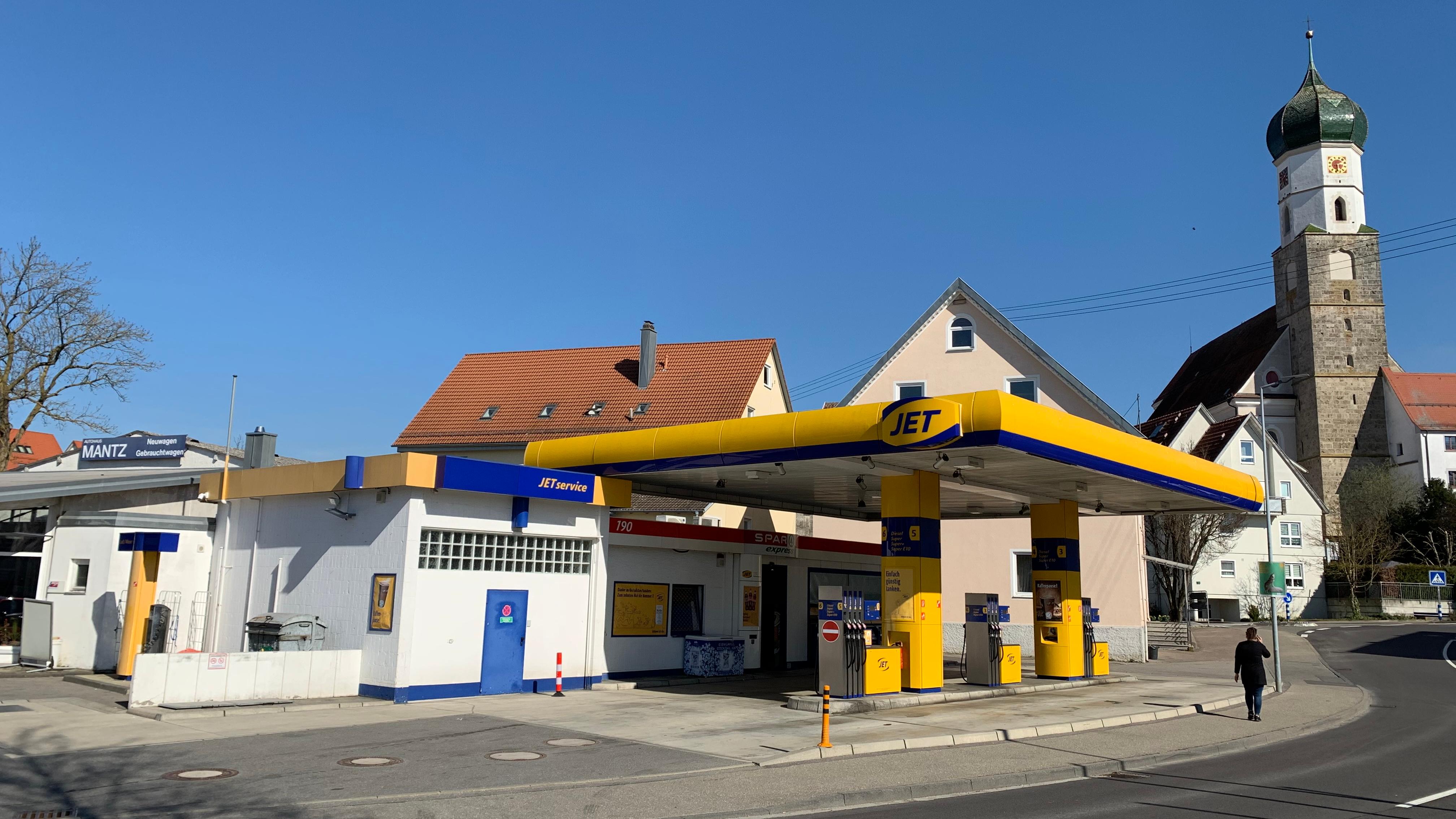 JET Tankstelle, Hauptstraße in Ehingen (Donau)