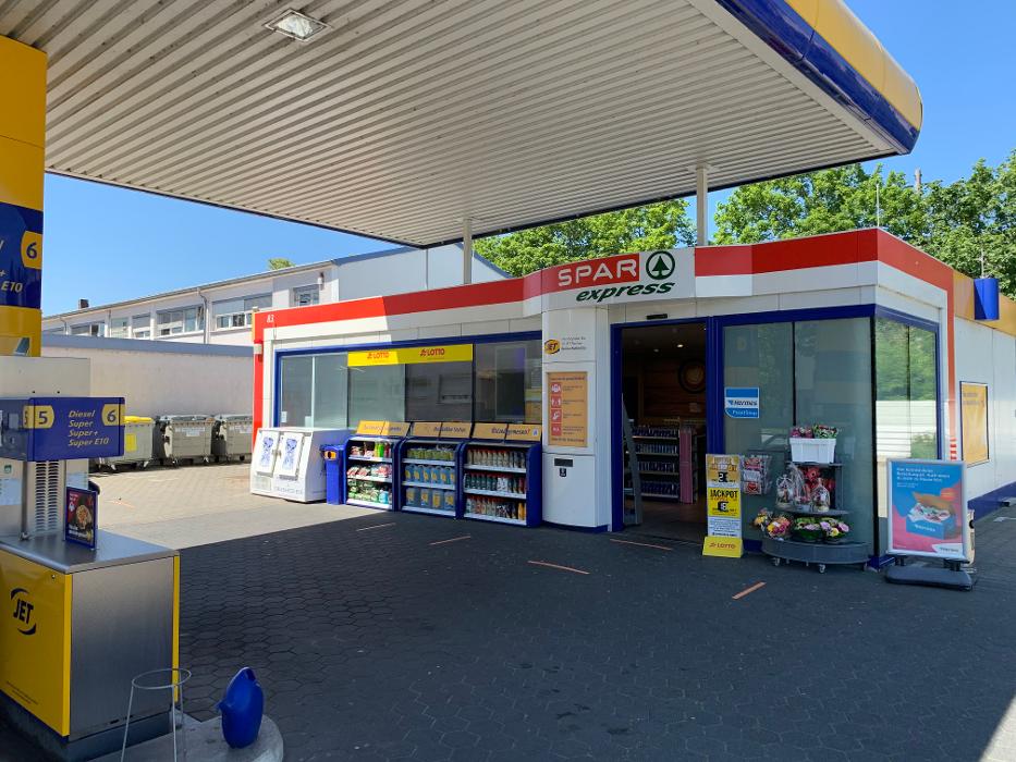 JET Tankstelle, Untermühlaustraße in Mannheim