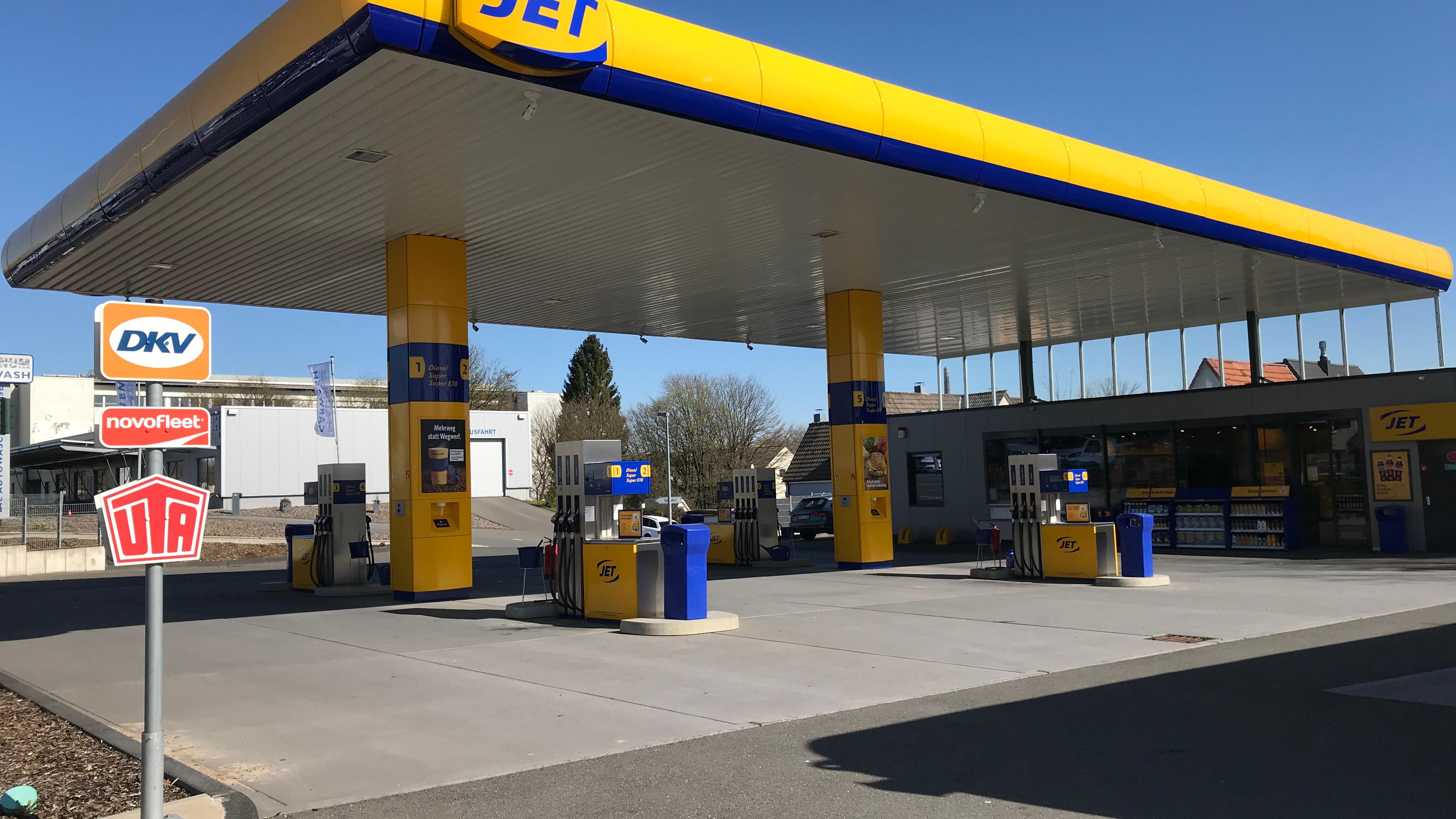 JET Tankstelle, Borner Straße in Remscheid