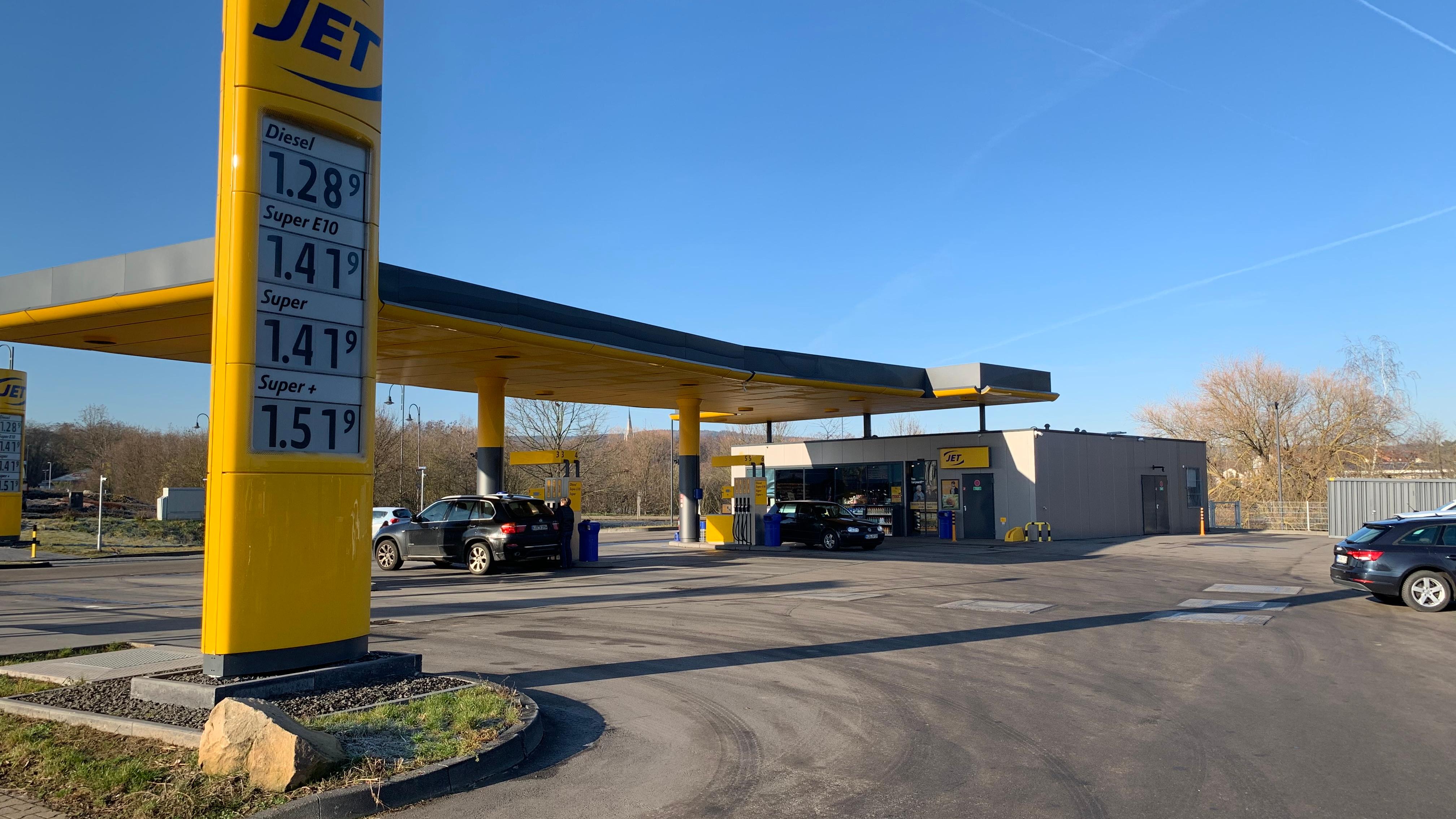 JET Tankstelle, Am Gielbrunnen in Eisenberg (Pfalz)