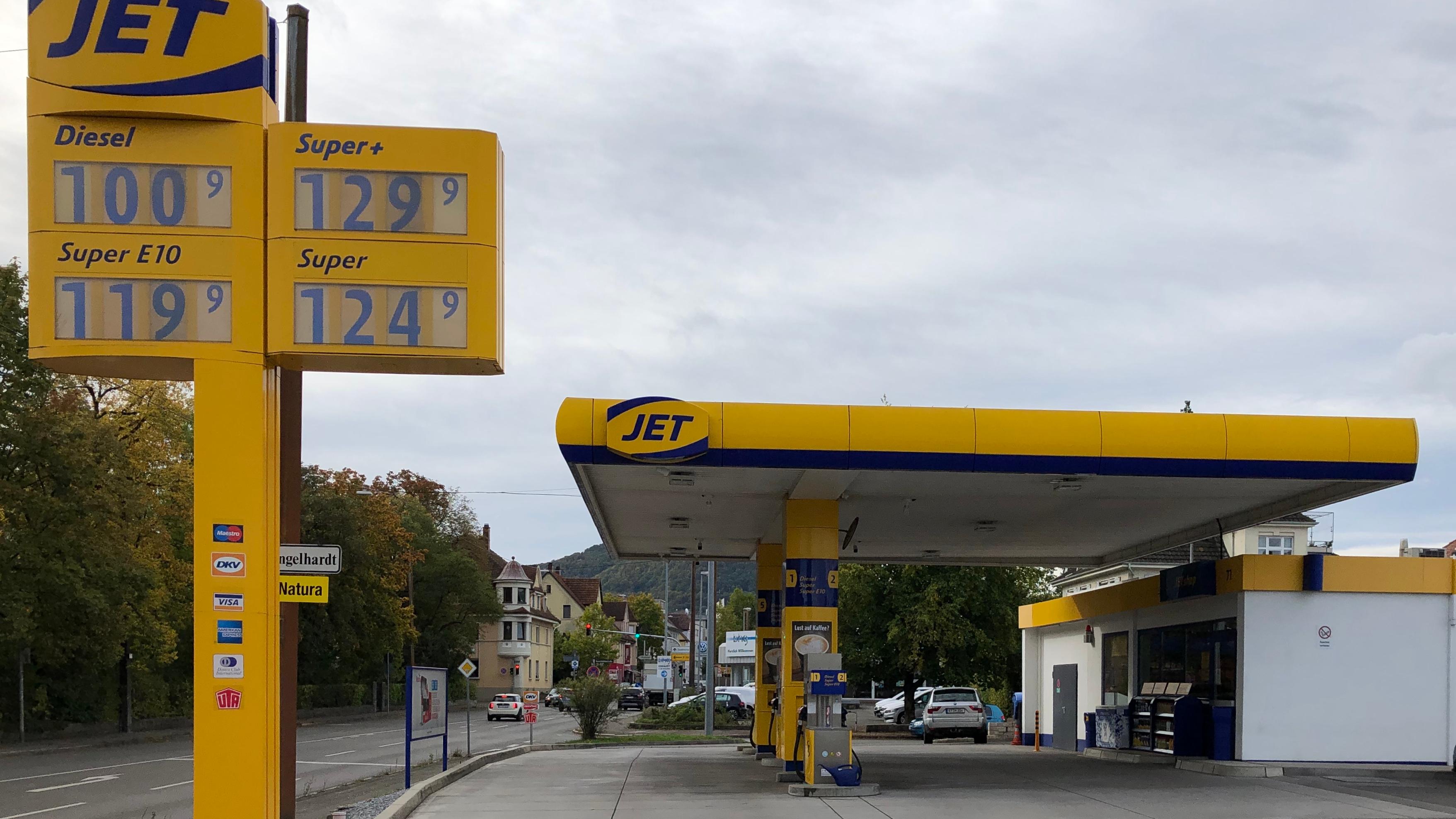 JET Tankstelle, Marktstraße in Pfullingen