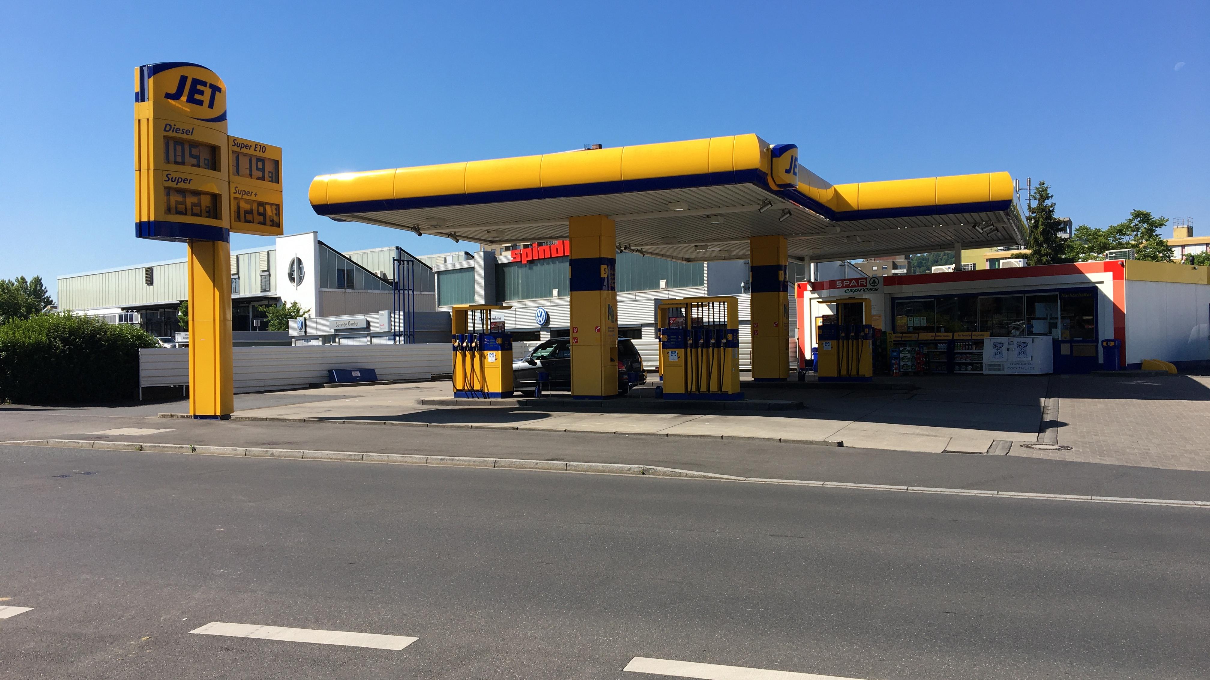 JET Tankstelle, Randersackerer Straße in Würzburg