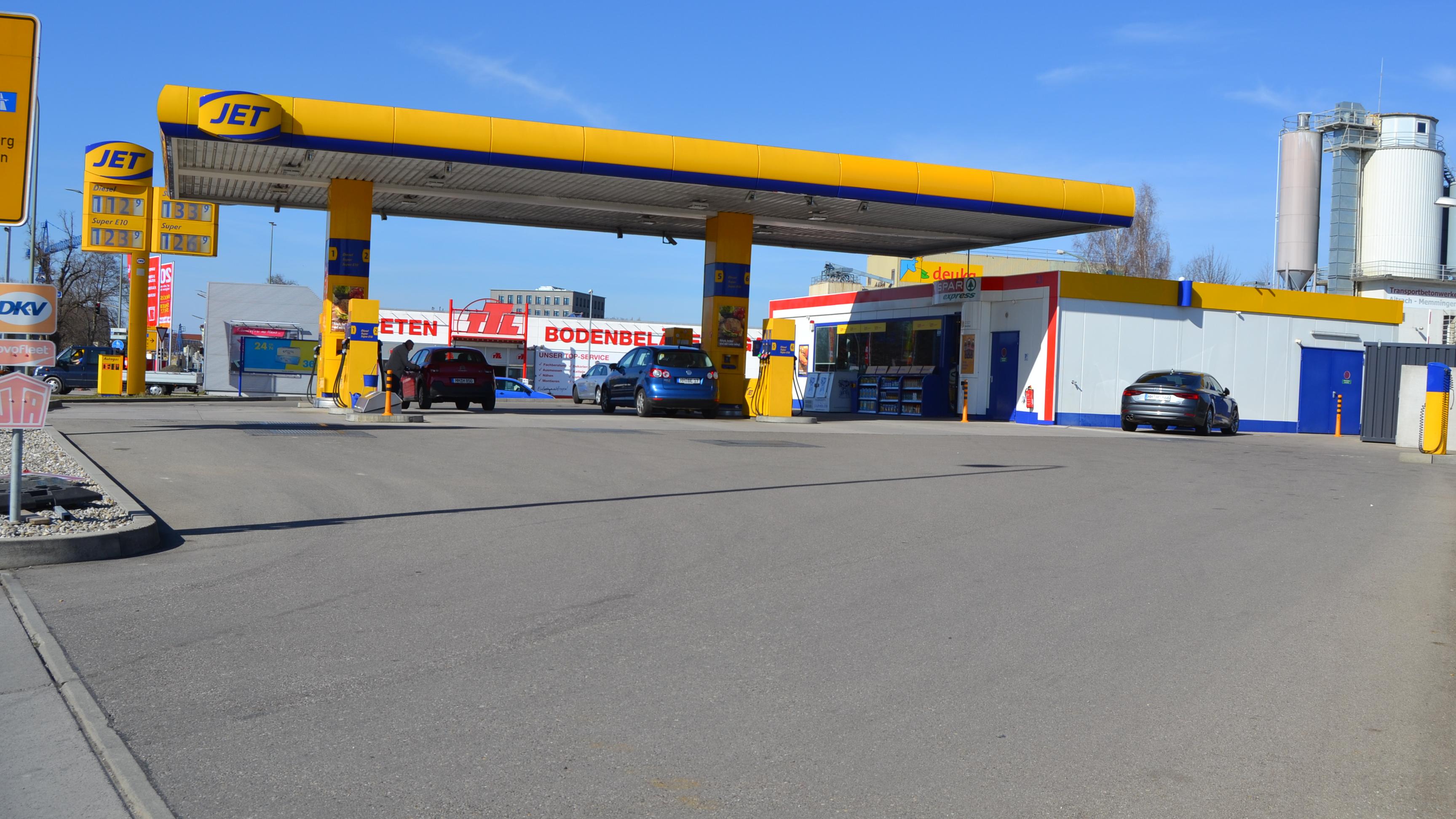JET Tankstelle, Riedbachstraße in Memmingen