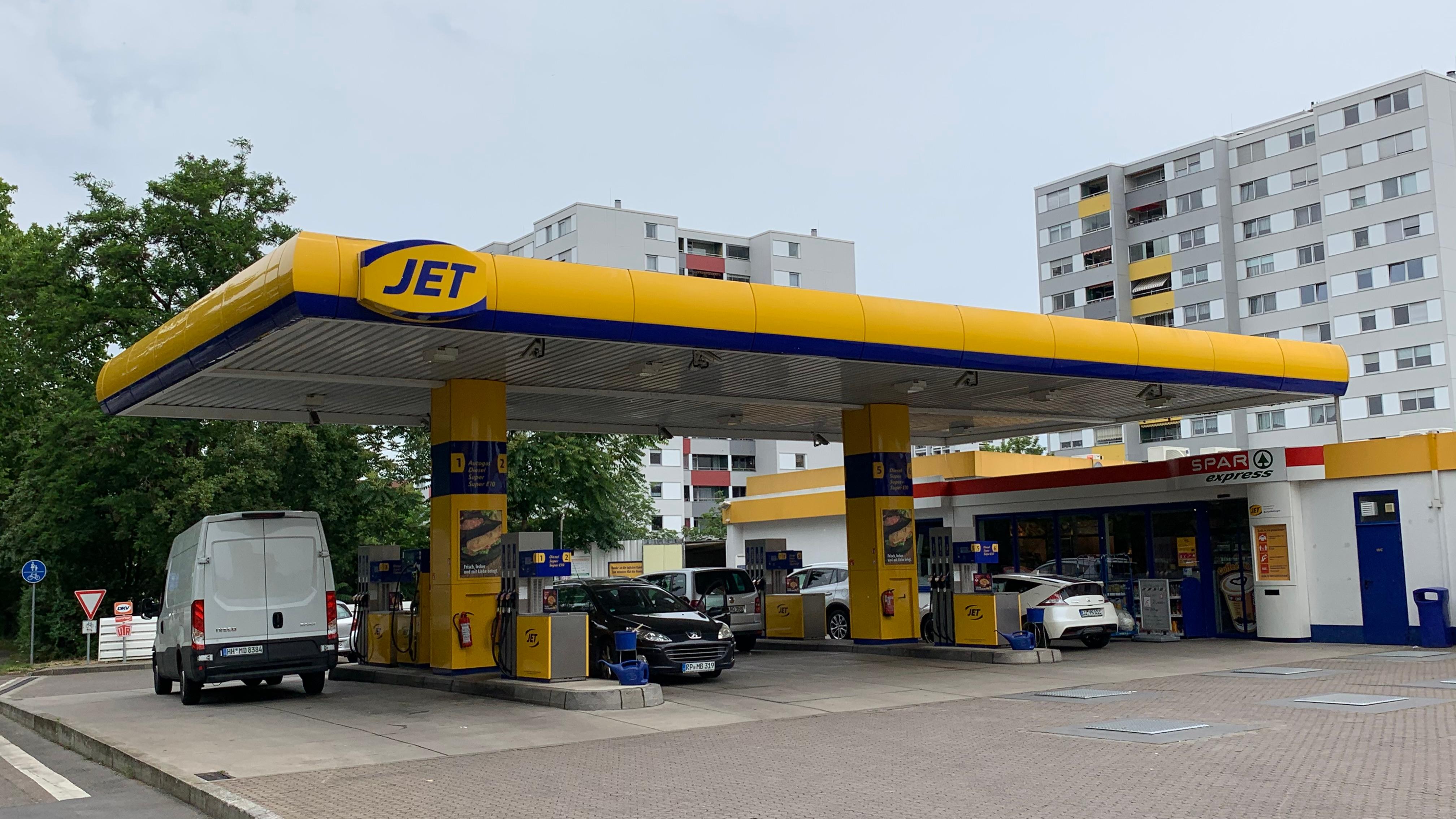 JET Tankstelle, Mahlastraße in Frankenthal