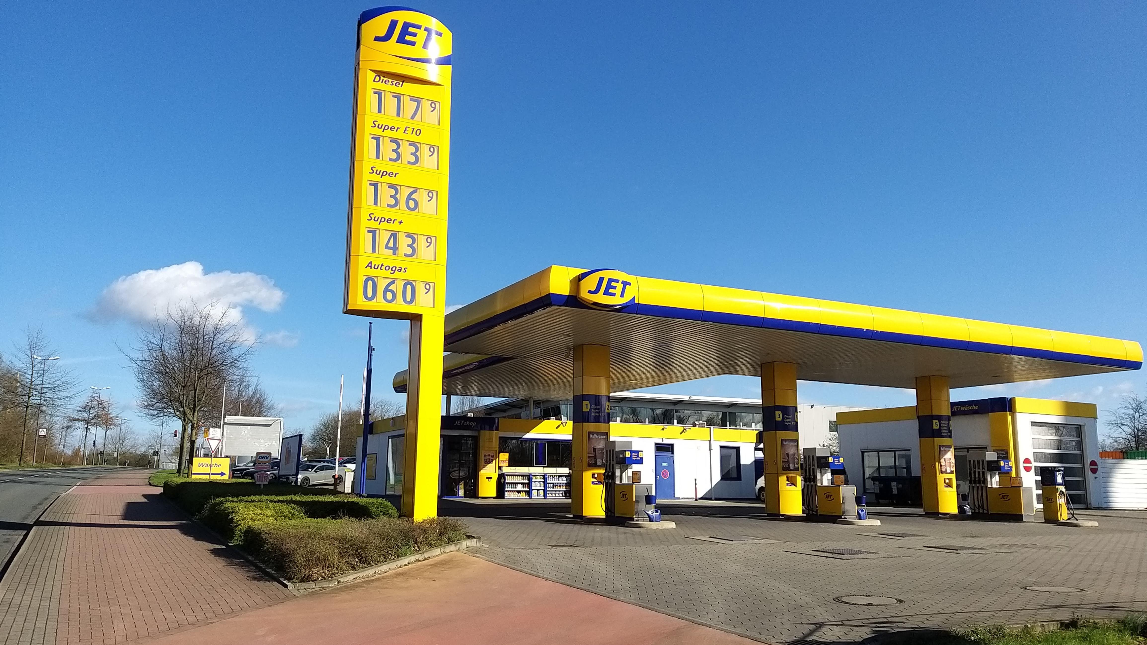 JET Tankstelle, Kurt-Schumacher-Allee in Recklinghausen
