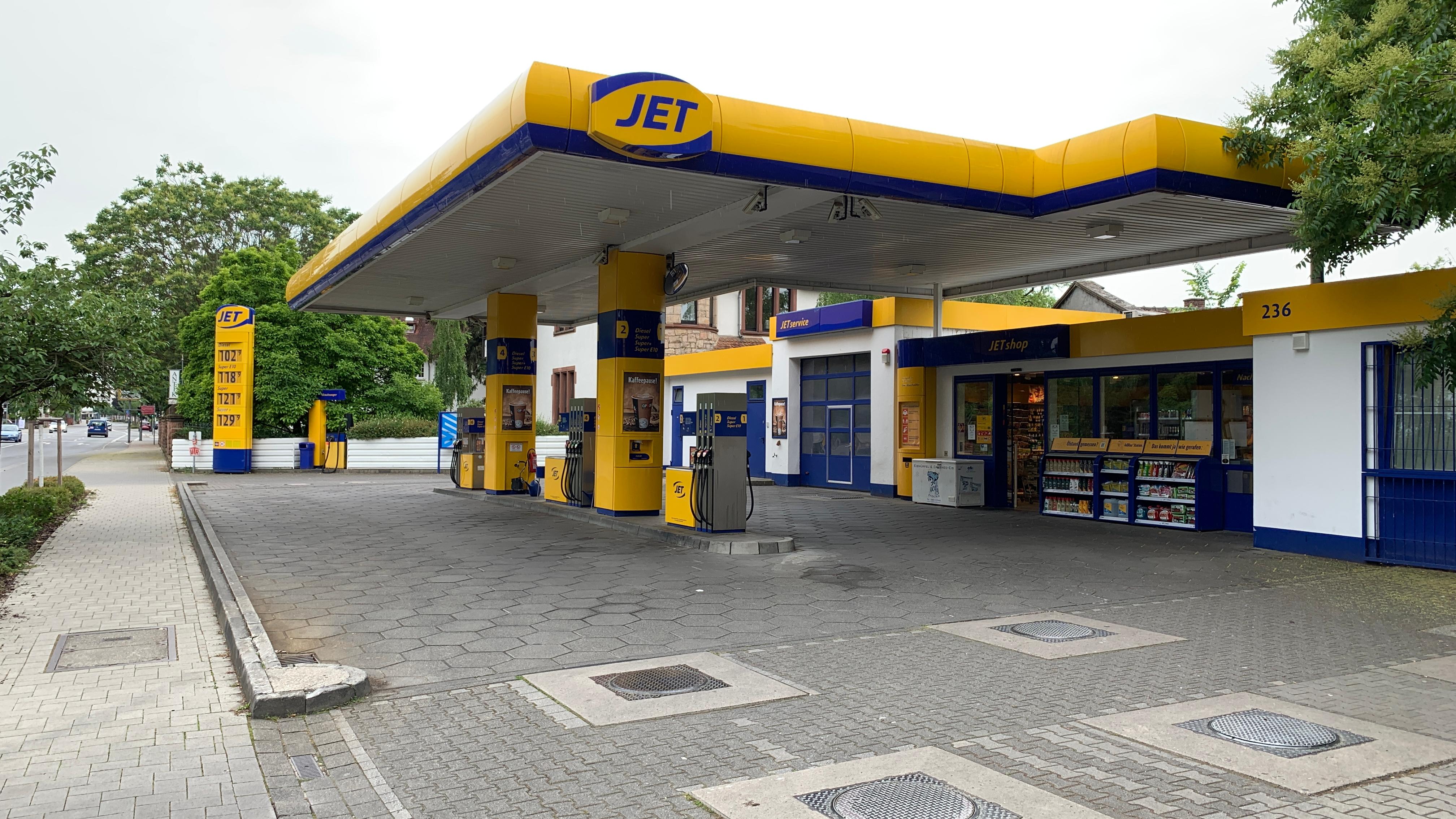 JET Tankstelle, Darmstädter Straße in Bensheim