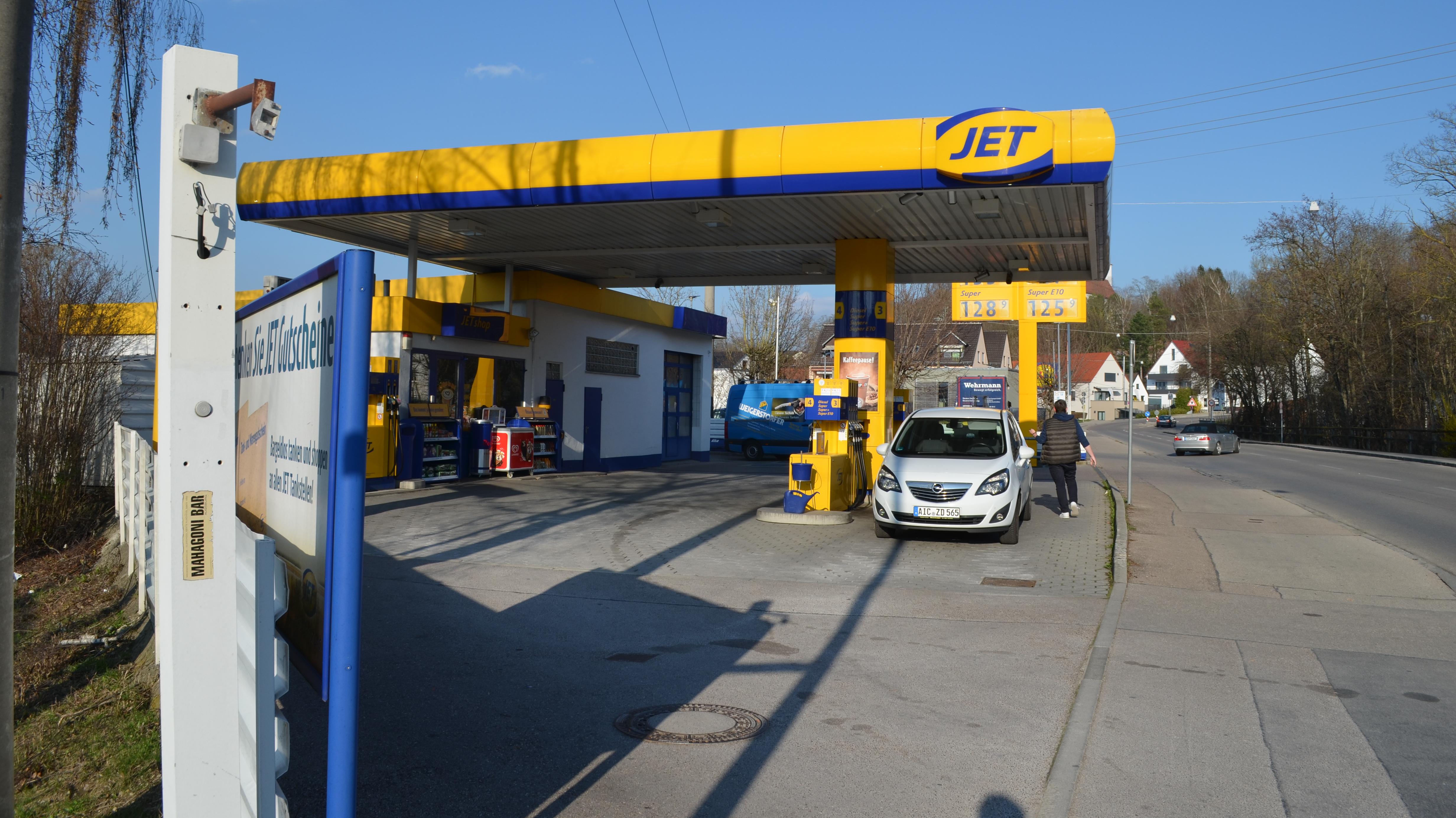 JET Tankstelle, Augsburger Straße in Friedberg