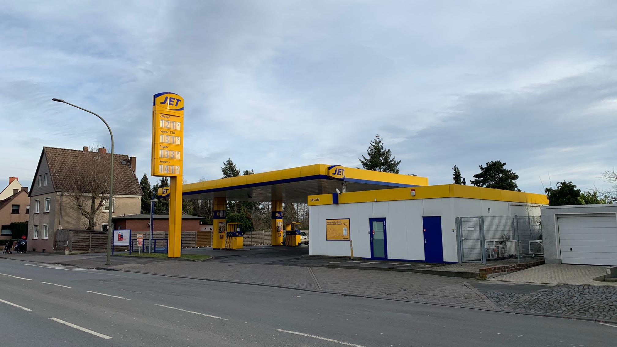 JET Tankstelle, Heessener Straße in Hamm
