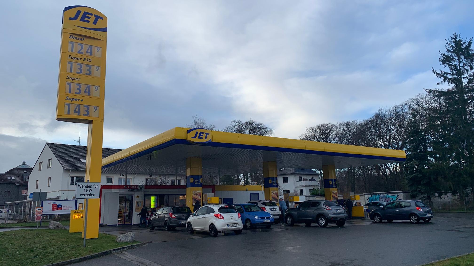 JET Tankstelle, Iserlohner Straße in Hemer