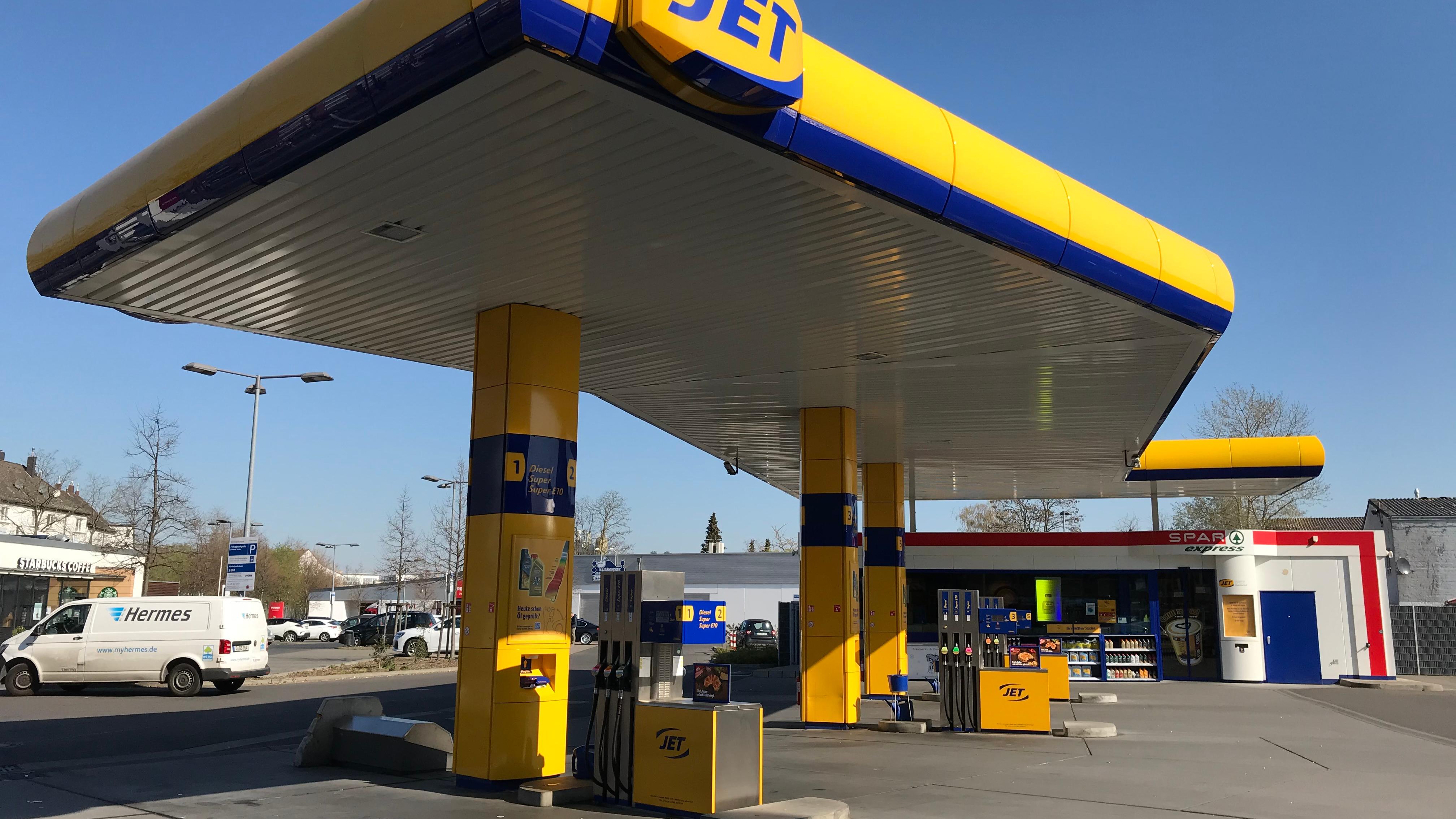 JET Tankstelle, Erkrather Straße in Düsseldorf