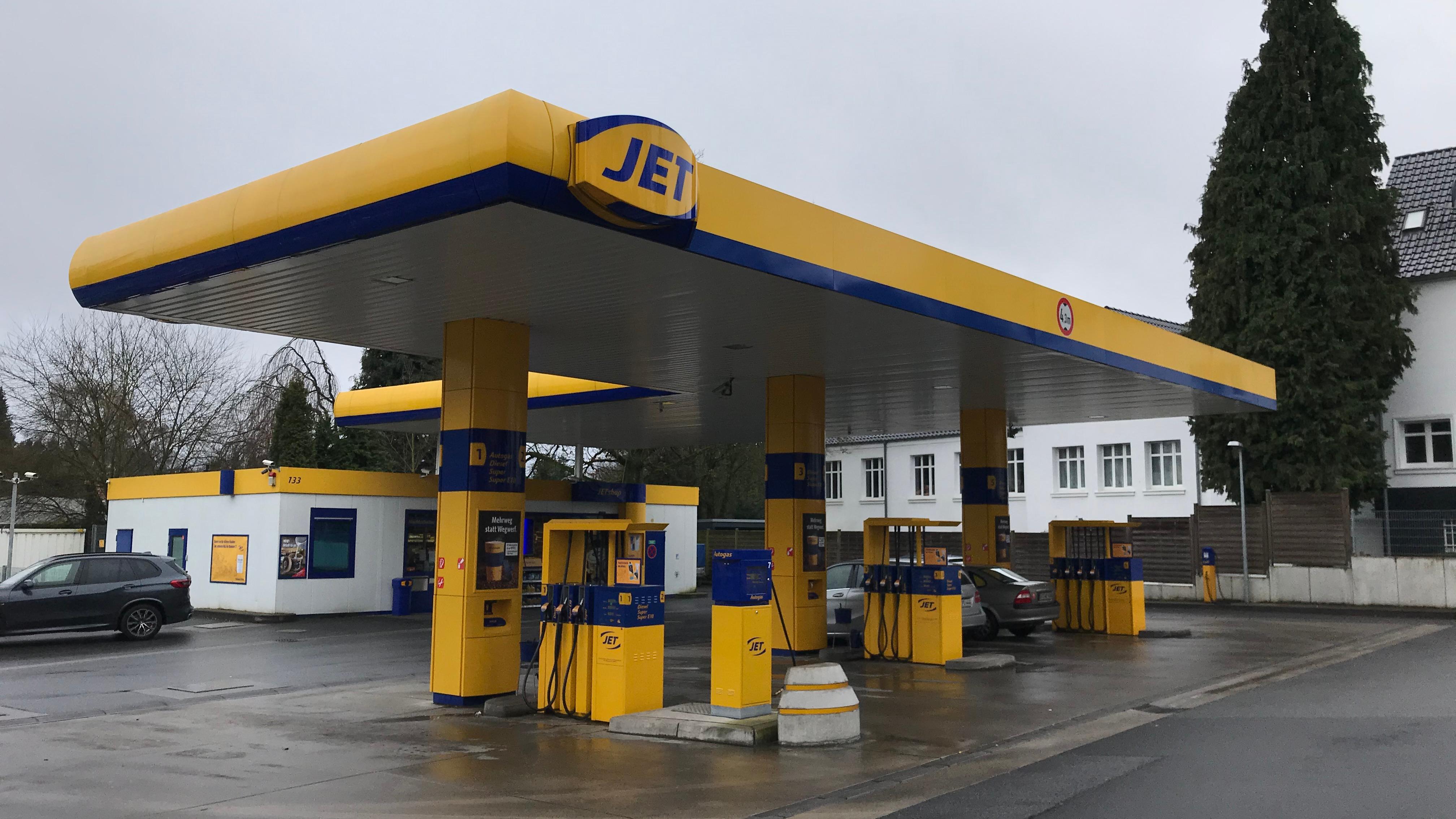 JET Tankstelle, Wuppertaler Straße in Solingen