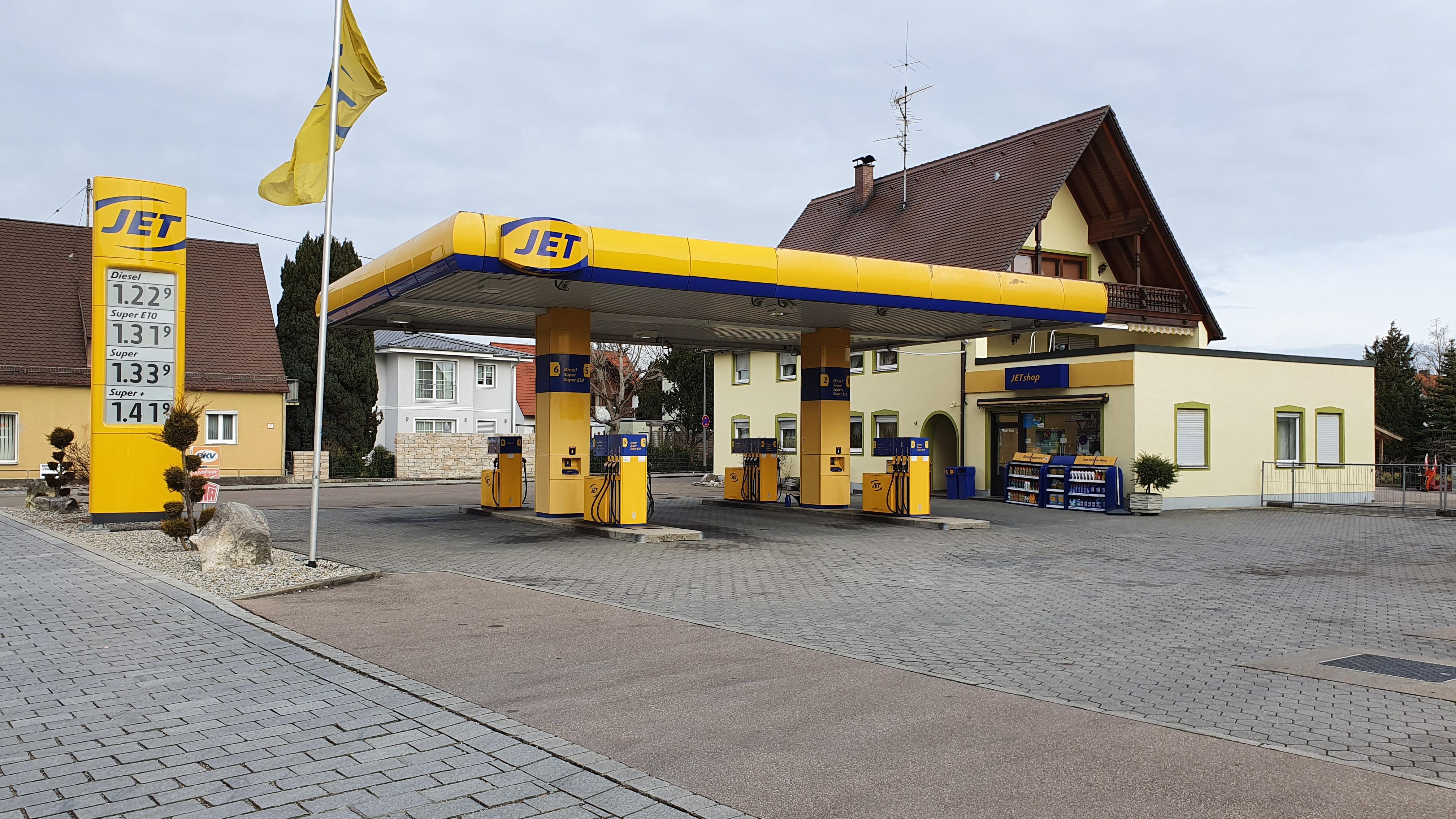 JET Tankstelle, Römerstraße in Meitingen