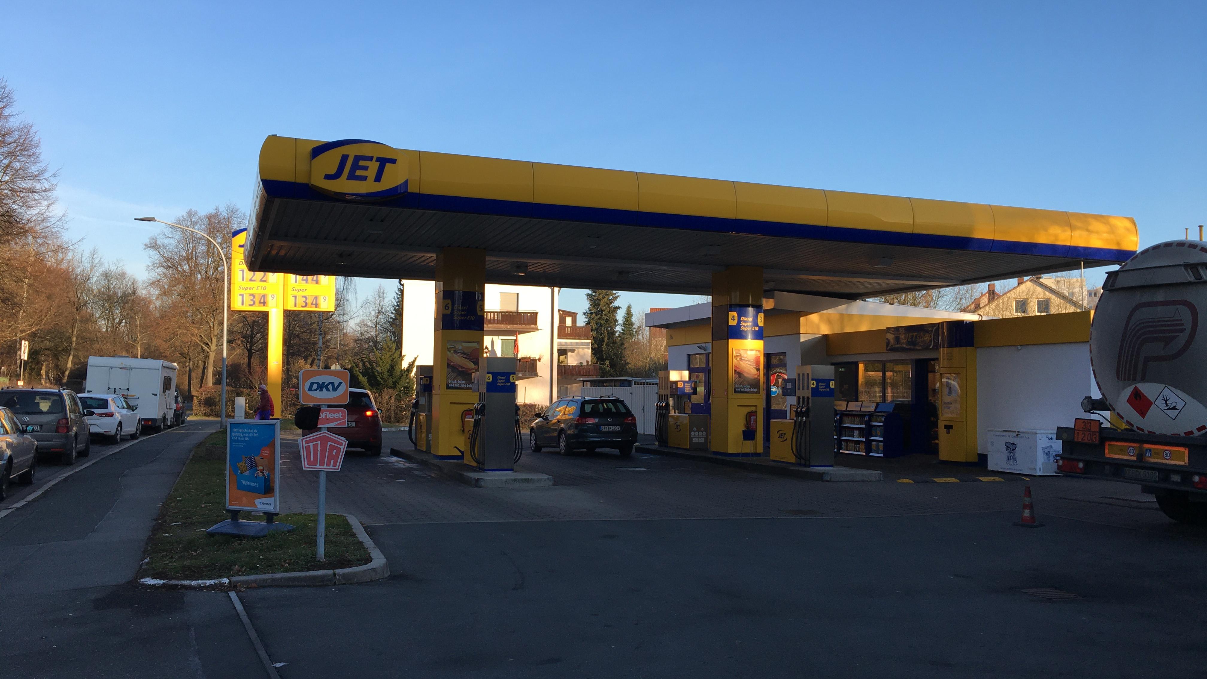 JET Tankstelle, Königsallee in Bayreuth