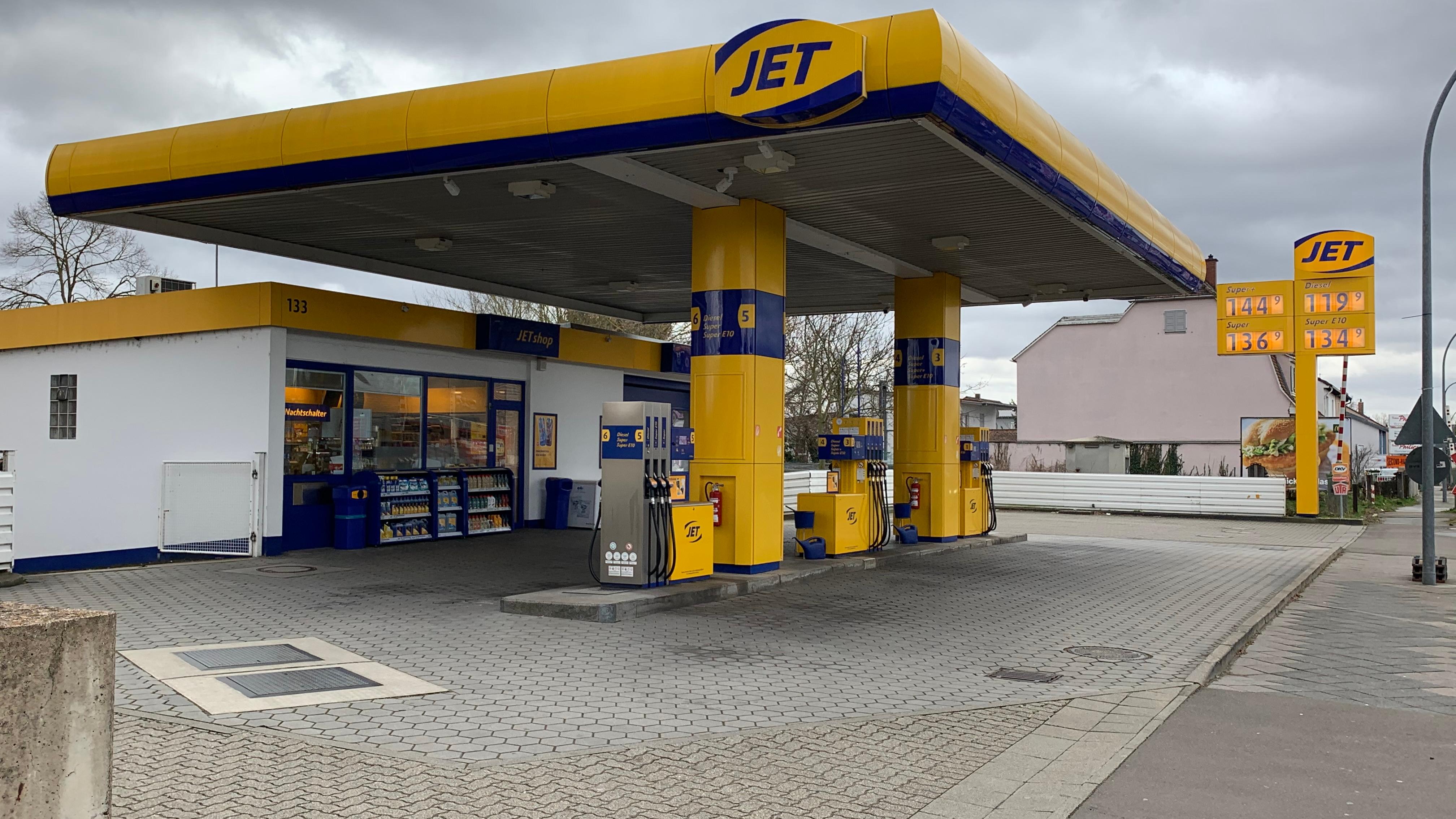 JET Tankstelle, Wormser Landstraße in Speyer