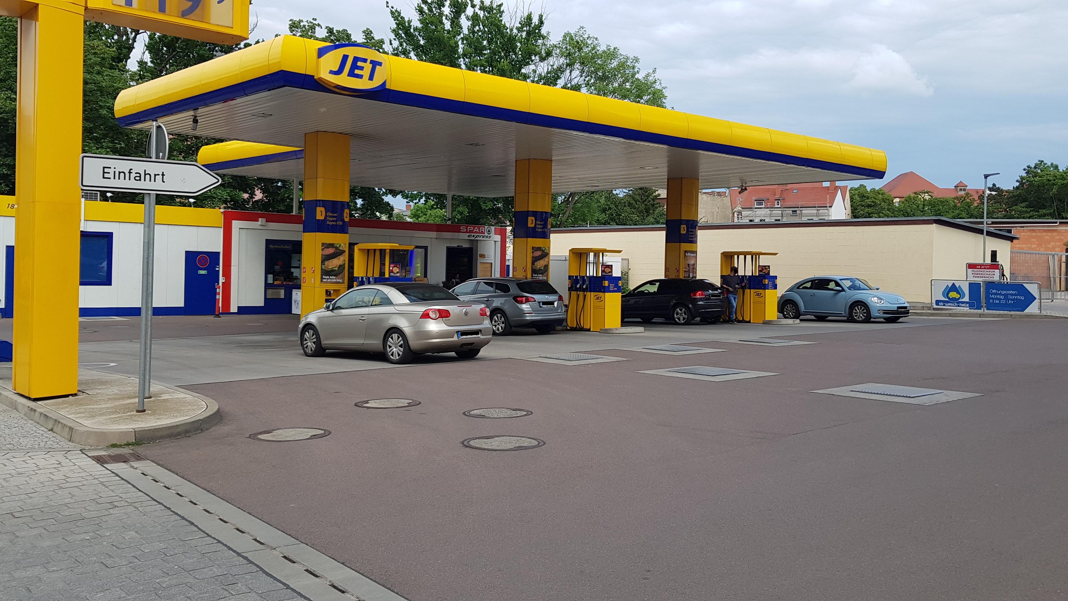 JET Tankstelle, Wörmlitzer Straße in Halle (Saale)