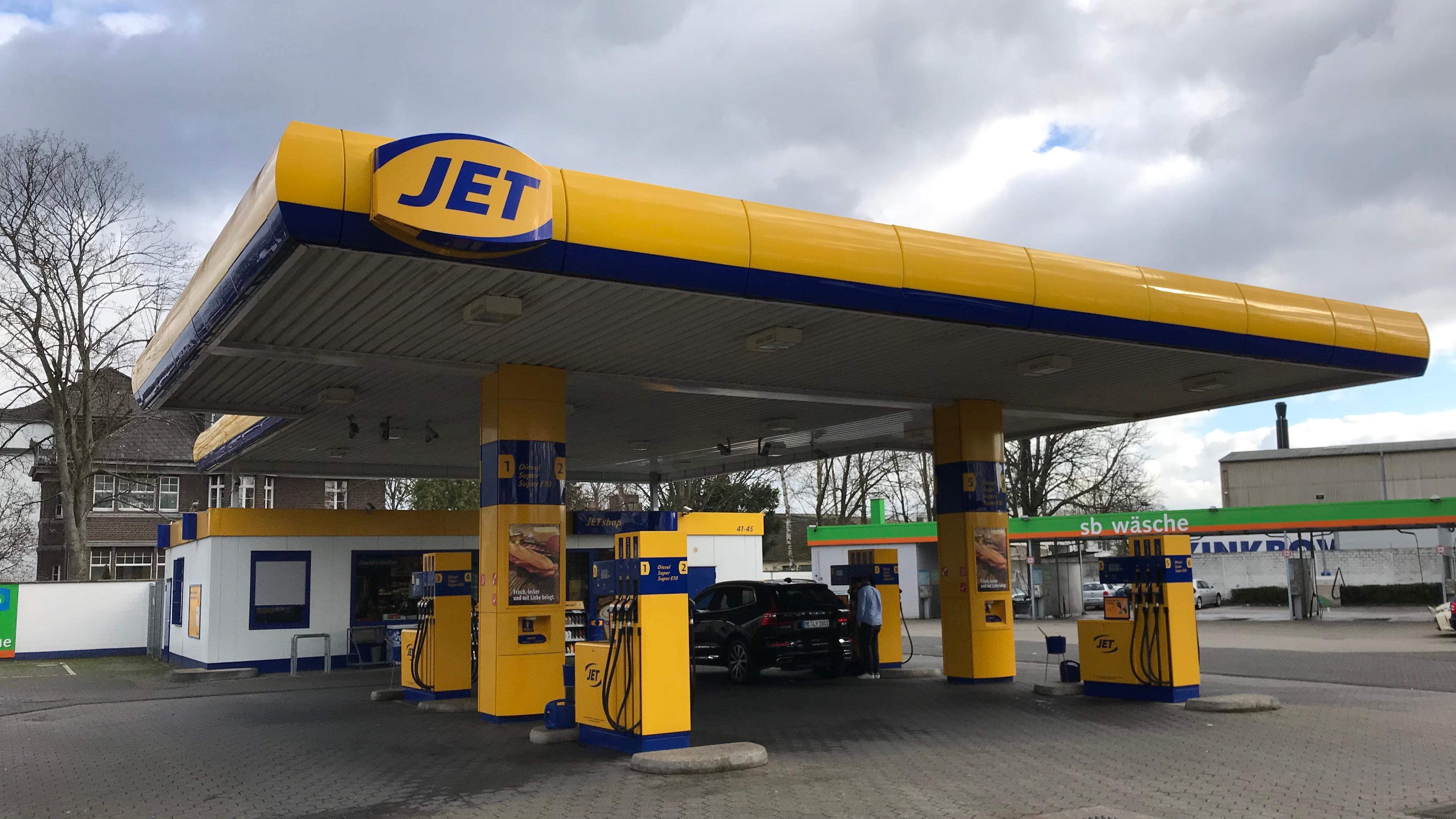JET Tankstelle, Düsseldorfer Straße in Hilden