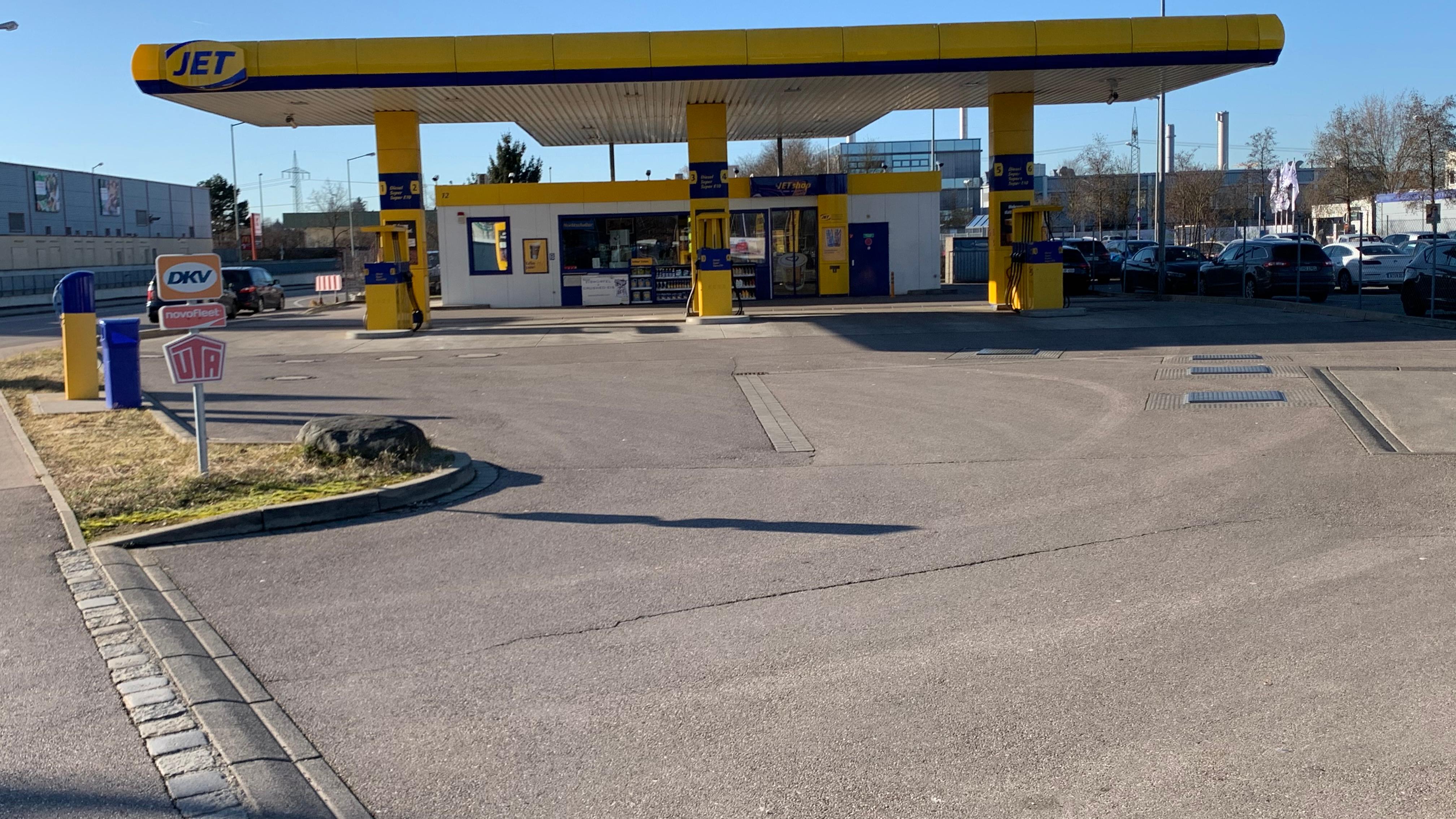 JET Tankstelle, Diedorfer Straße in Augsburg