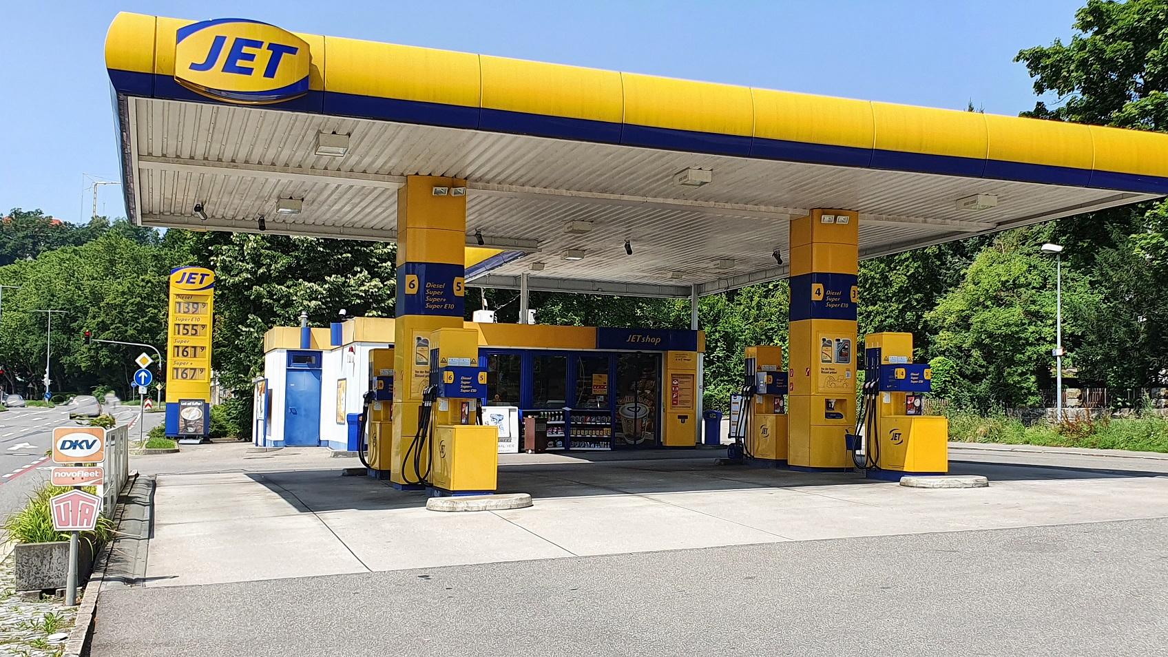 JET Tankstelle, Wilhelmstraße in Tübingen