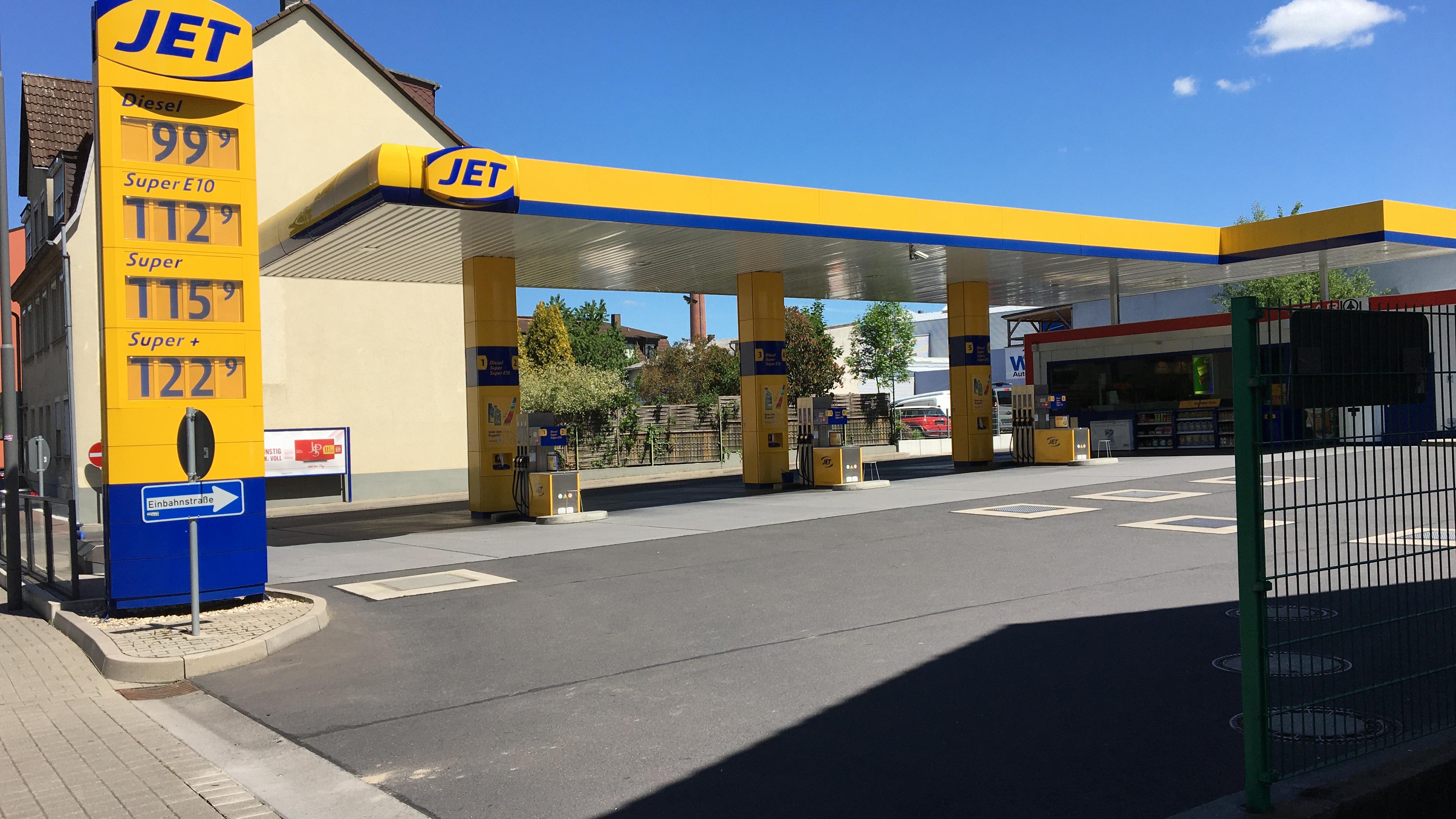 JET Tankstelle, Frankfurter Straße in Fulda