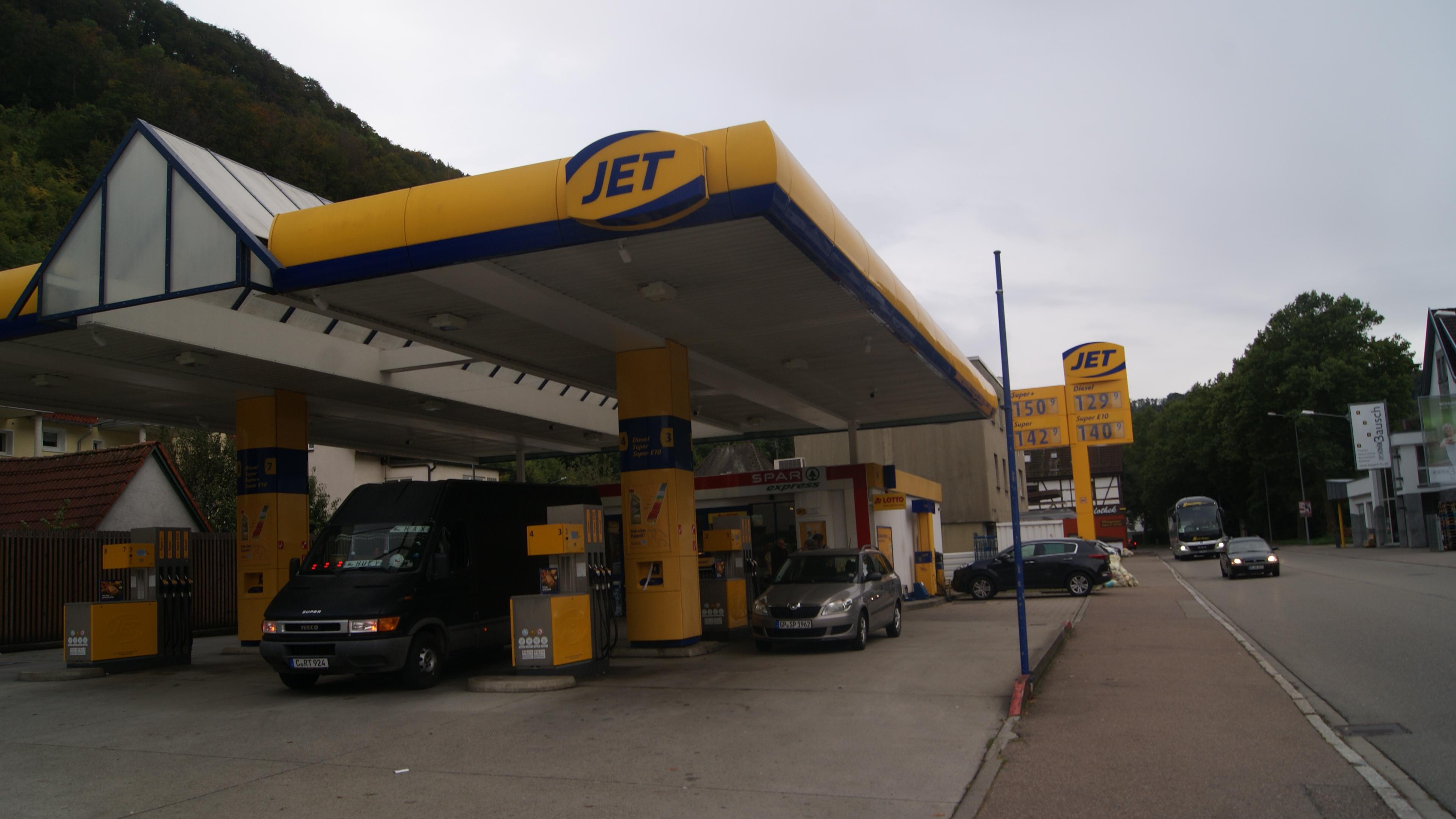 JET Tankstelle, Schillerstraße in Geislingen an der Steige